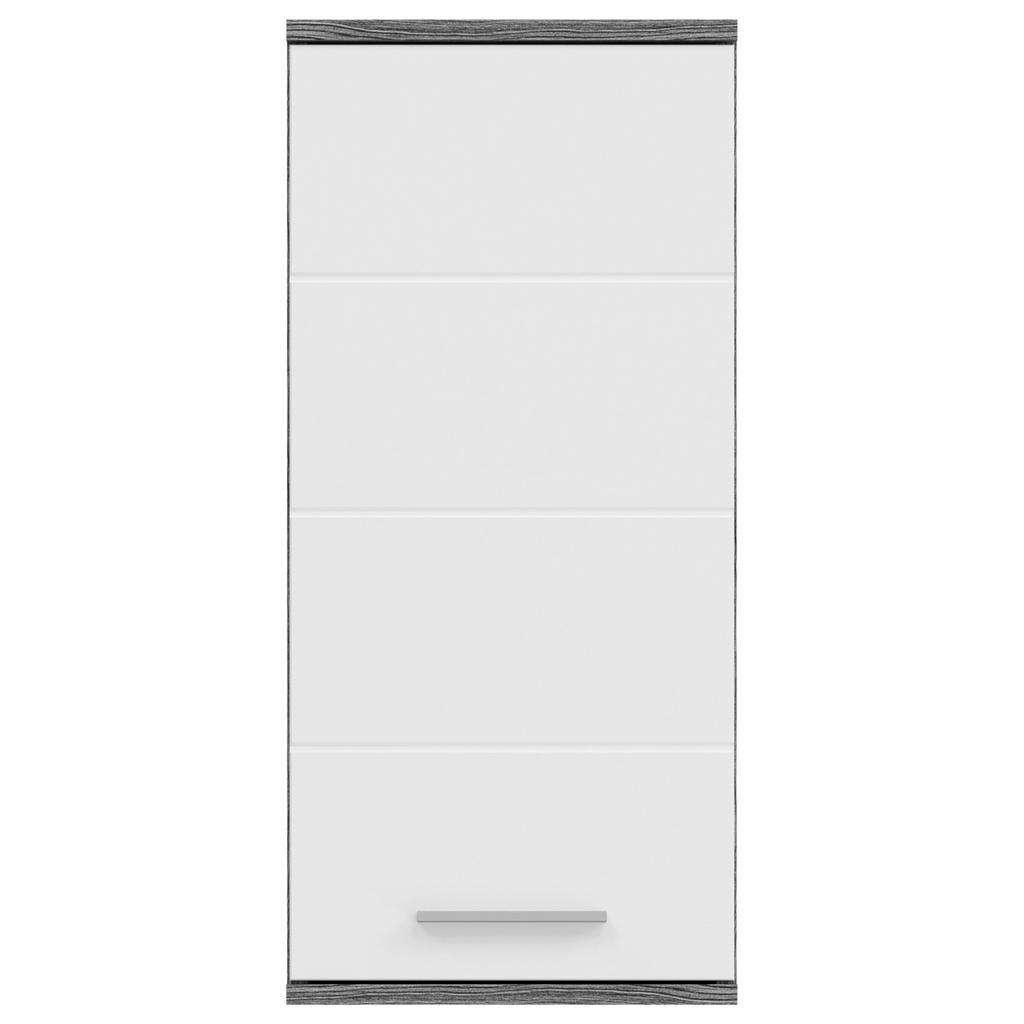 Thumbnail - Hängeschrank BLAKE Rauchsilber Nachbildung weiß Hochglanz B/H/T: ca. 35x77x25 cm