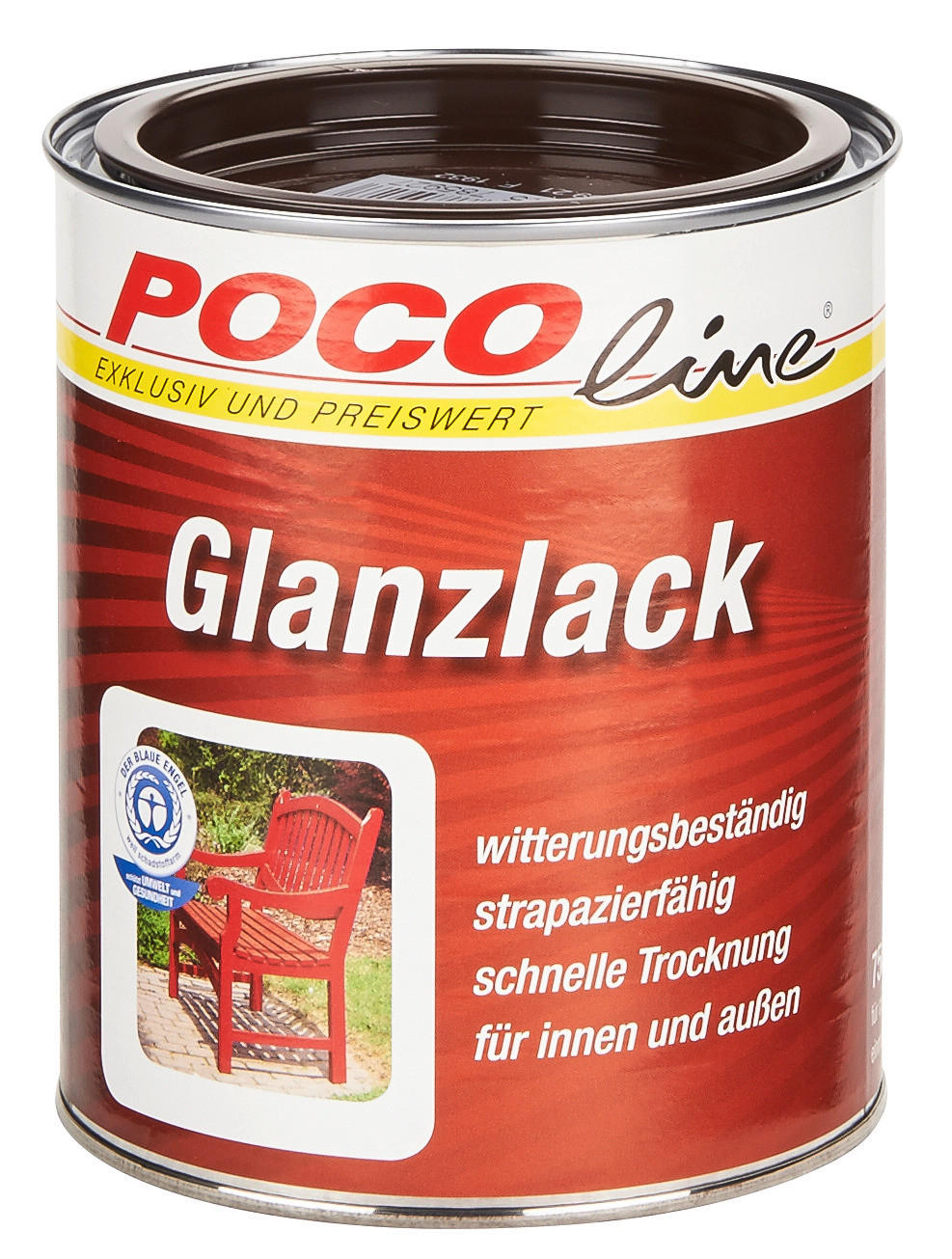 POCOline Acyl Buntlack schokobraun glänzend ca. 0,75 l