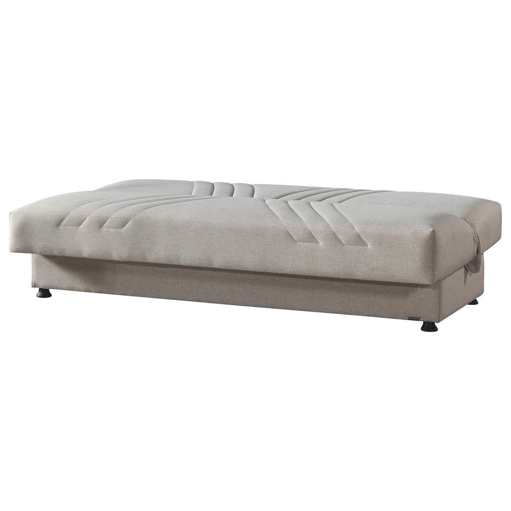 Thumbnail - Schlafsofa Kemer beige Microfaser B/H/T: ca. 196x89x84 cm