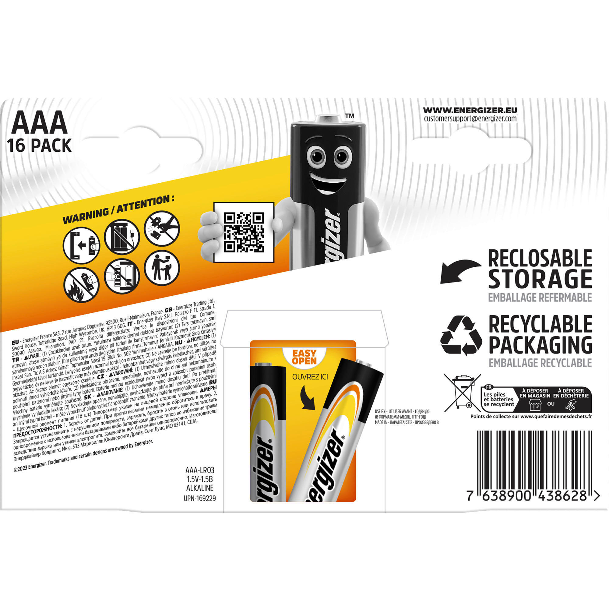 Thumbnail - Energizer Batterie E303320000