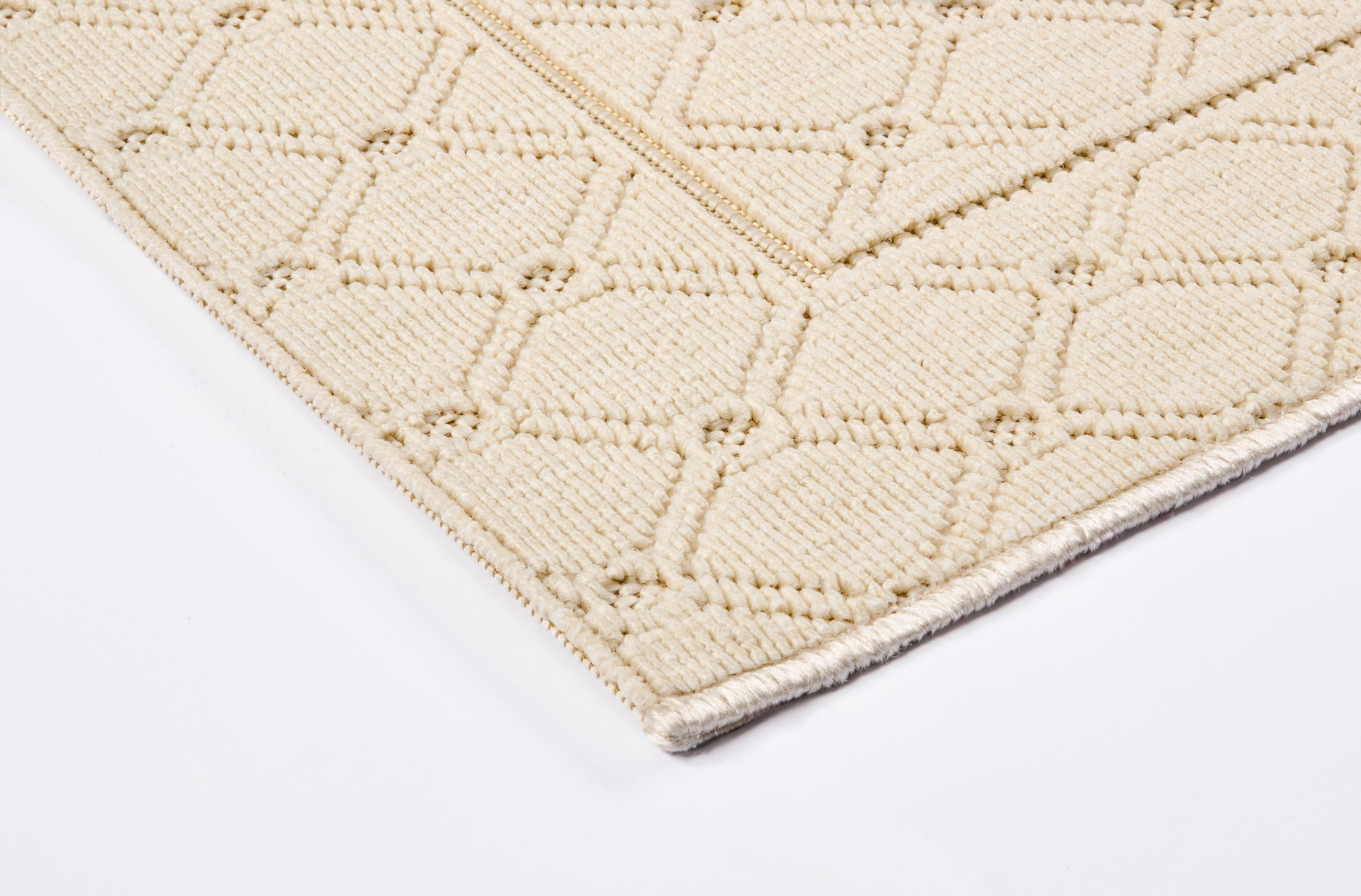 Thumbnail - Webteppich Luxus beige B/L: ca. 120x170 cm