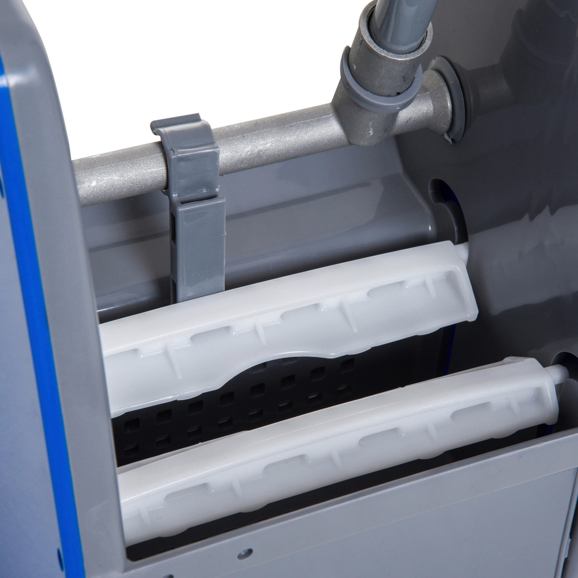 Thumbnail - HOMCOM Wischwagen blau Metall B/H/T: ca. 45x92x45 cm