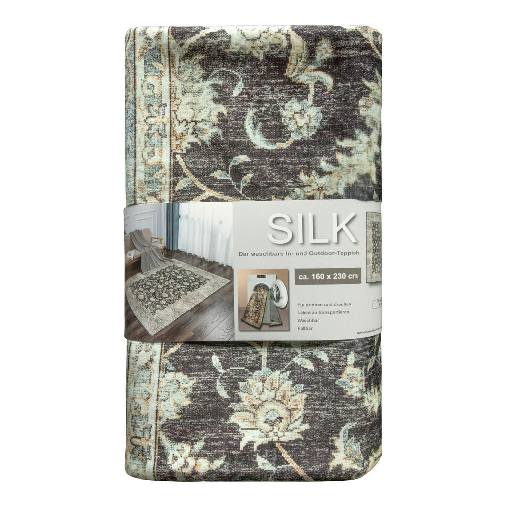 Thumbnail - Teppich Silk grau B/L: ca. 200x290 cm