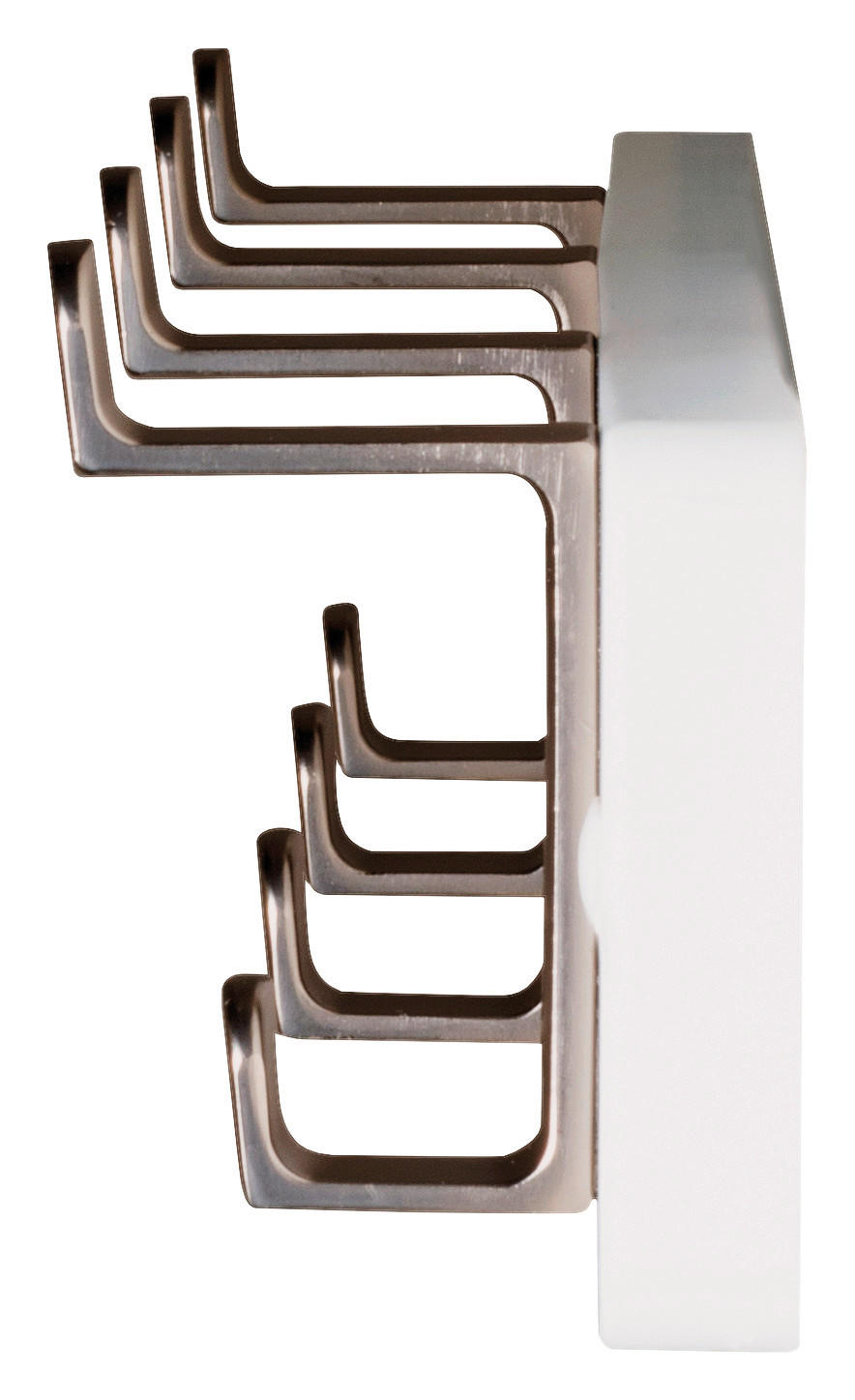 Thumbnail - Garderobenleiste  weiß Metall B/H/T: ca. 45x7x6 cm