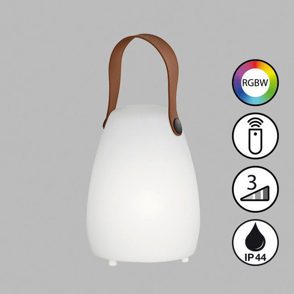 Thumbnail - LED-Außenleuchte 850289 Ruby weiß H/D: ca. 16x12 cm