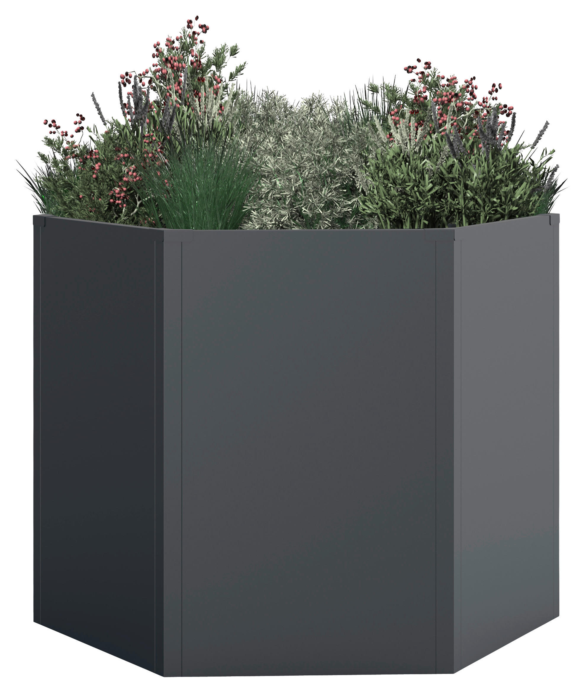 Westmann Hochbeet Varia anthrazit Metall B/H/L: ca. 100x77x100 cm