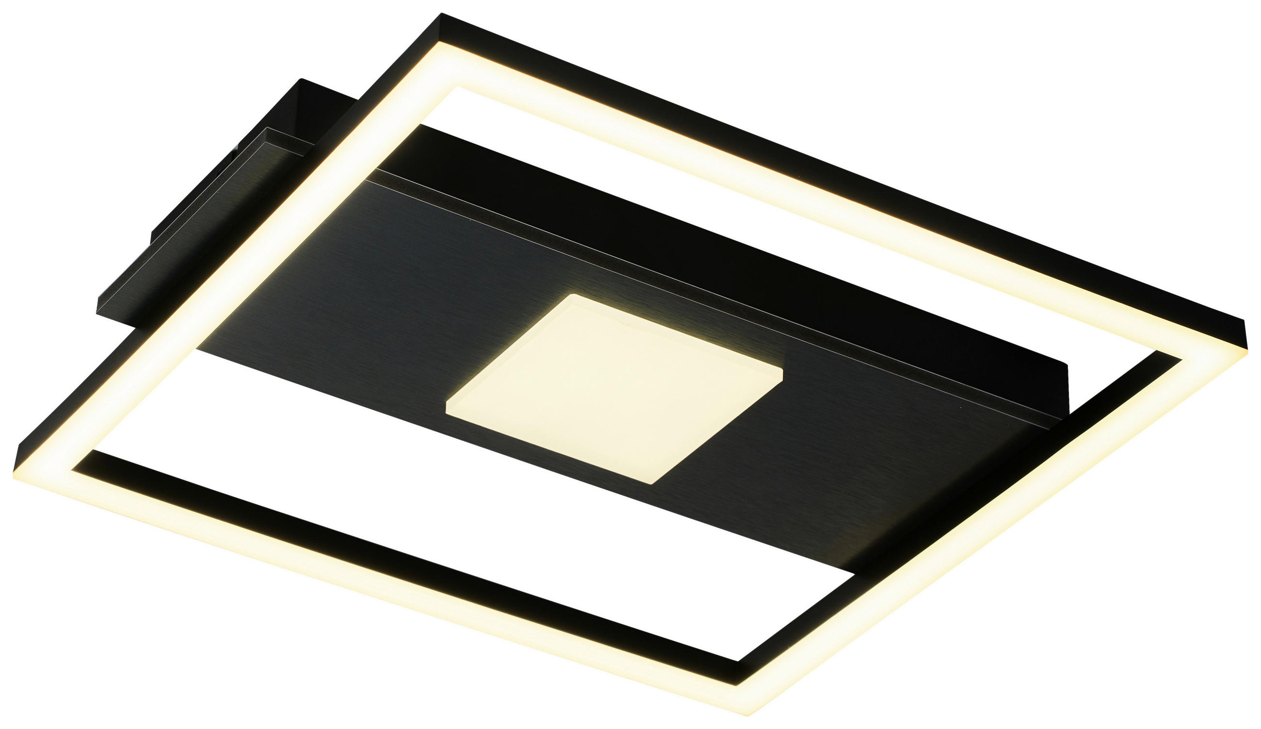 Thumbnail - POCOline LED-Deckenleuchte Quadra schwarz B/H/L: ca. 33x6x36 cm