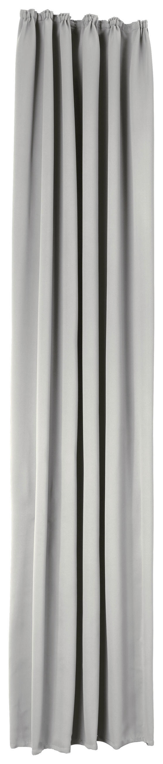 Thumbnail - POCOline Verdunklungsvorhang Juna silber B/L: ca. 135x245 cm