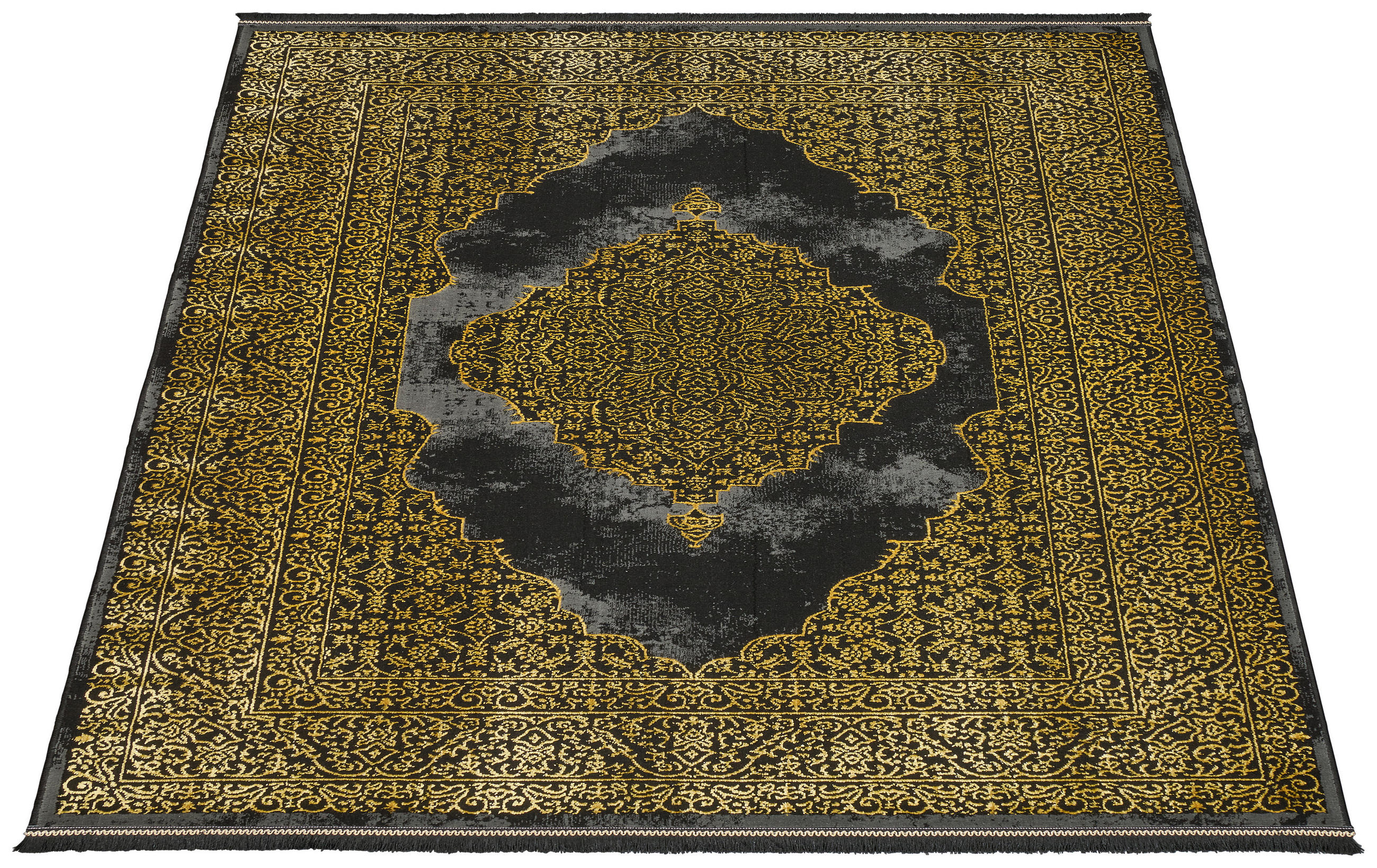 Webteppich Salsa gold B/L: ca. 80x150 cm