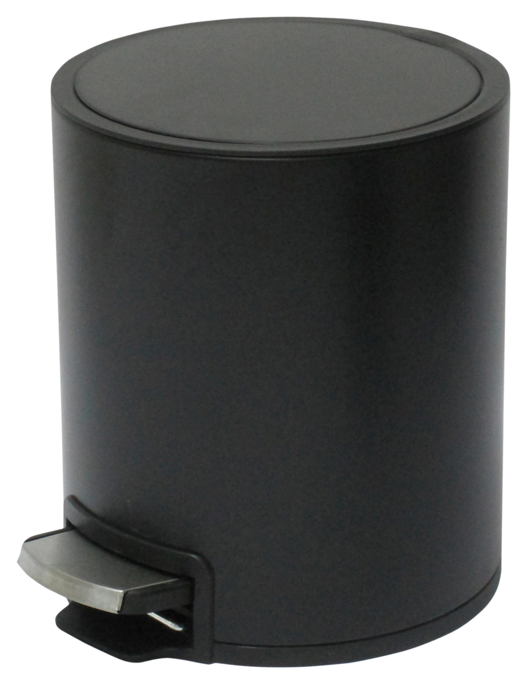 Treteimer schwarz Metall ca. 3 l