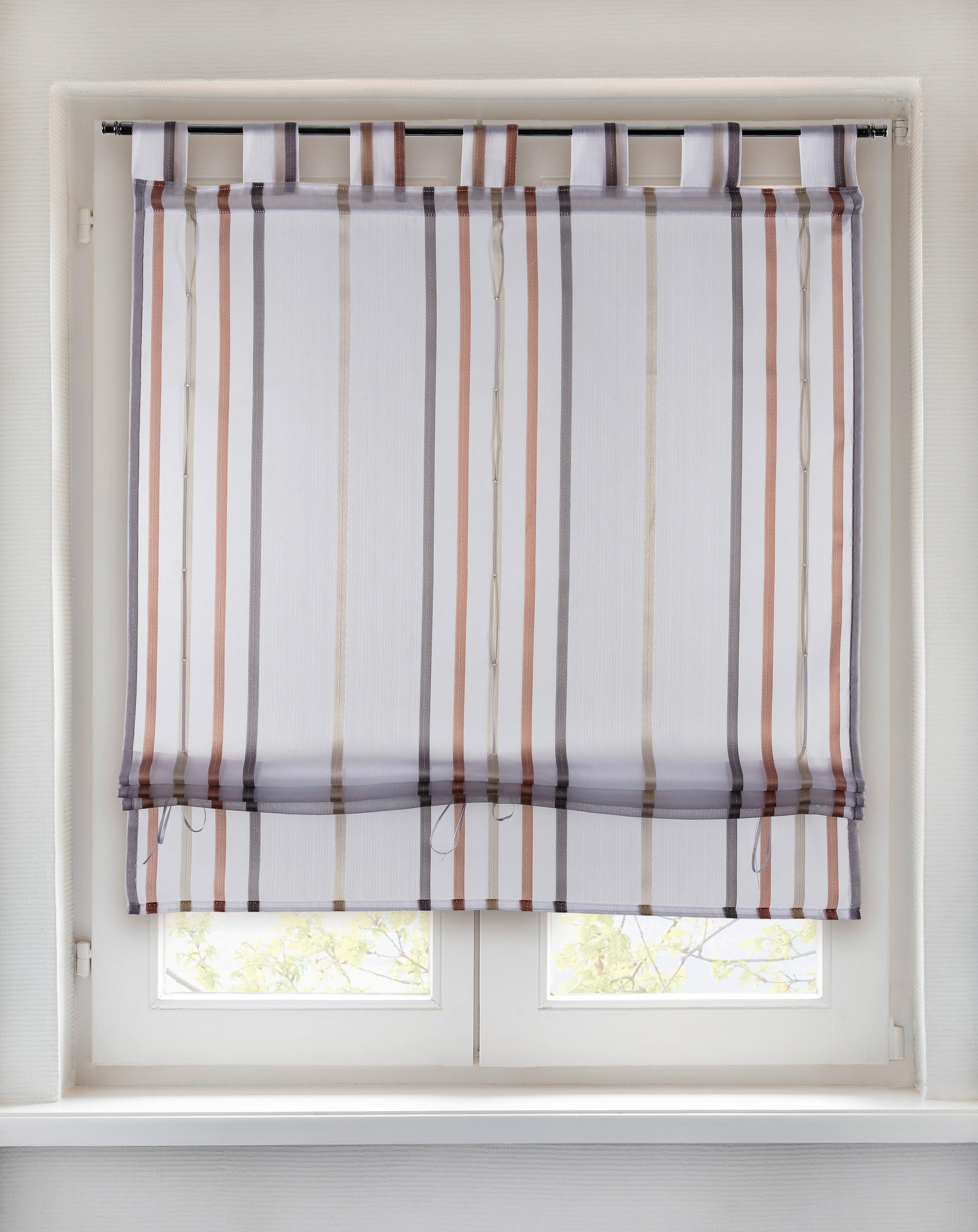 POCOline Bändchenrollo Nicole rosé B/L: ca. 60x135 cm