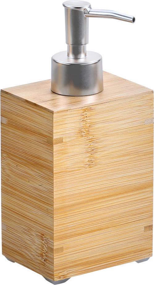 Kesper Seifenspender natur Bambus B/H/L: ca. 6,5x18x8,5 cm