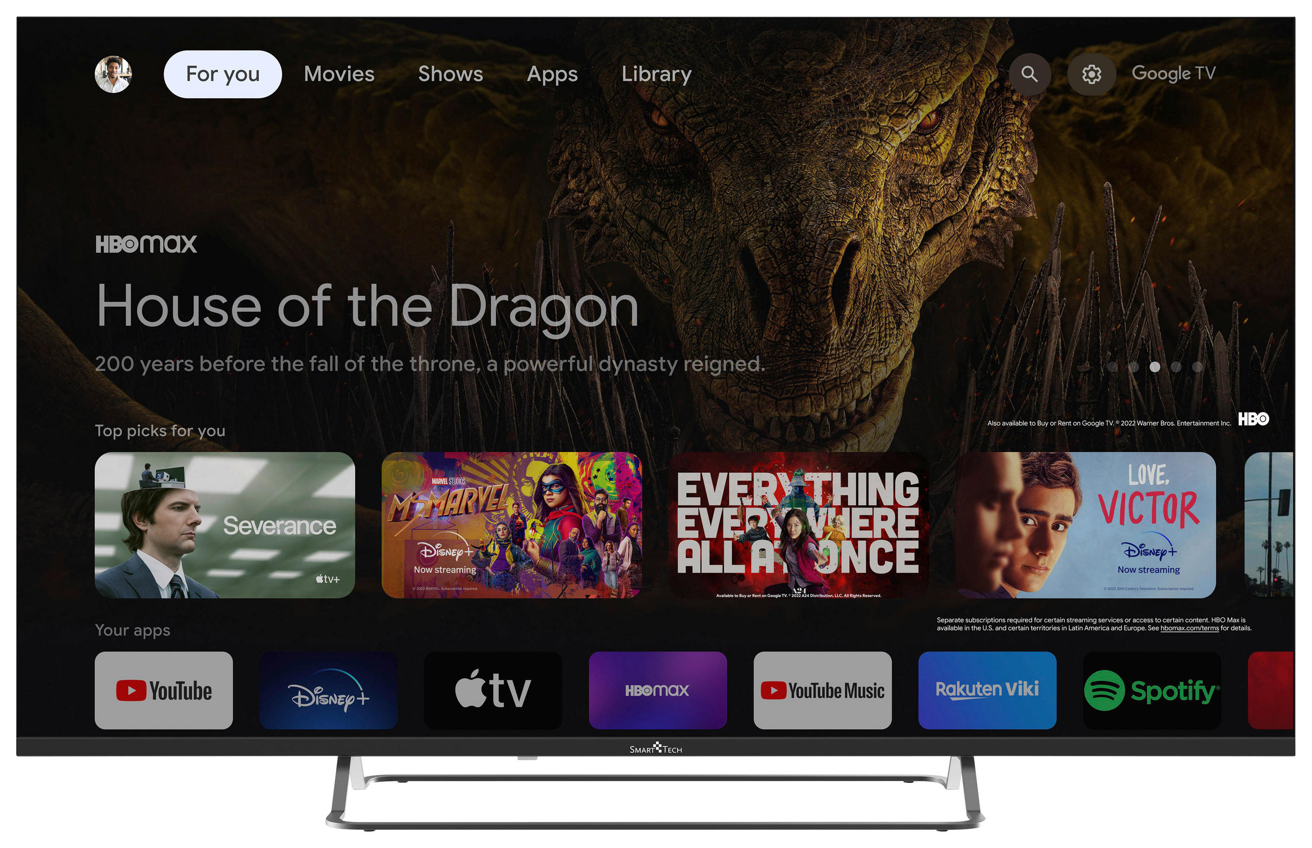 Smart-Tech LED-TV 50QG02V