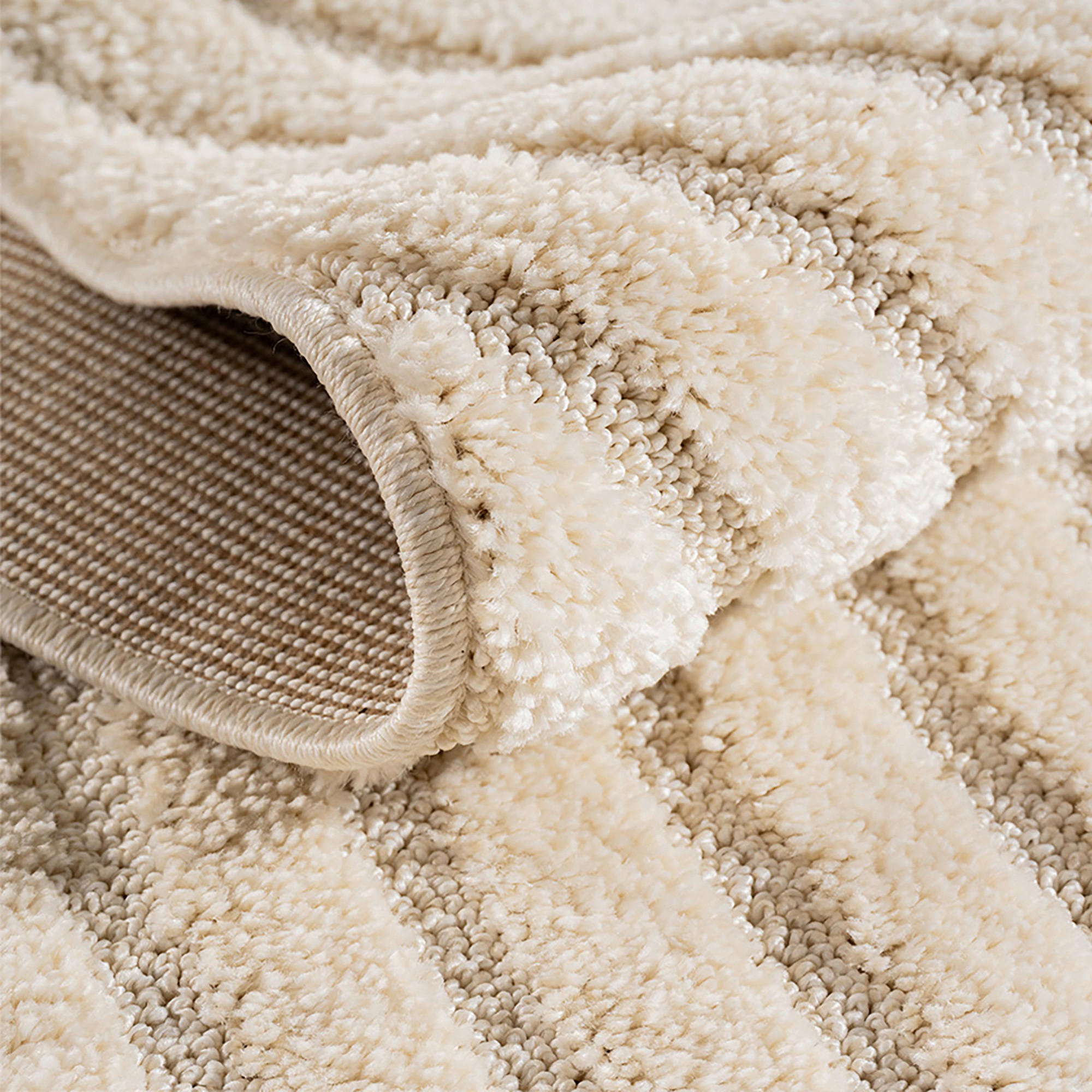 Thumbnail - Ayyildiz Kurzflorteppich ART creme B/H/L: ca. 120x0,8x170 cm