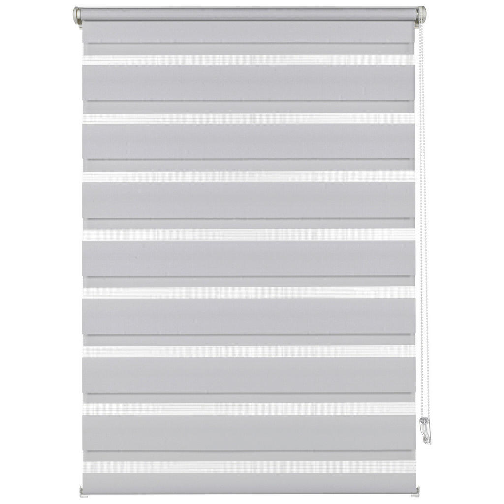 Thumbnail - Boviva Doppelrollo hellgrau B/L: ca. 72x200 cm