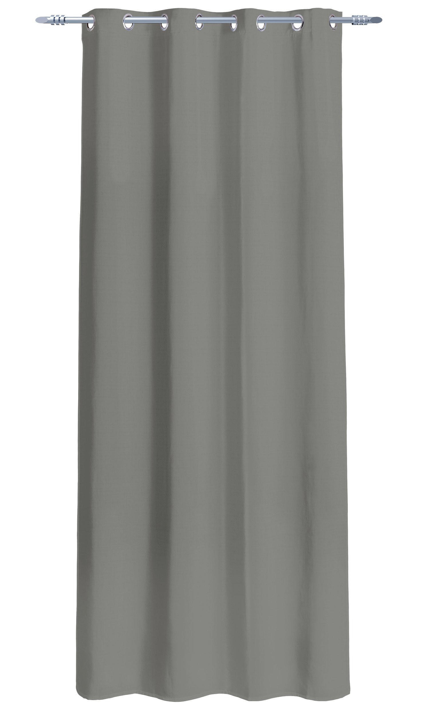 Thumbnail - Verdunklungsvorhang Darkness silber B/L: ca. 135x245 cm