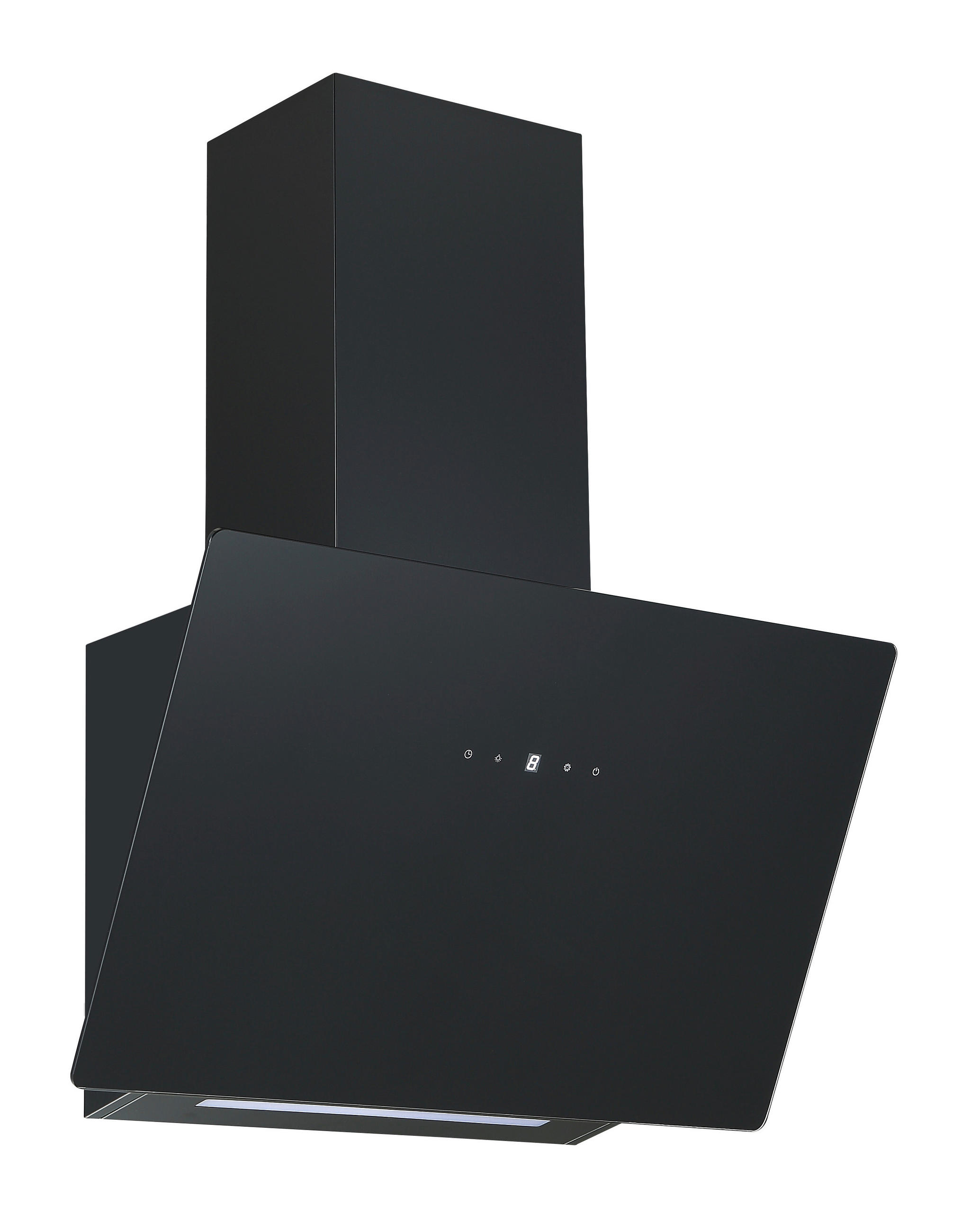 Mican Dunstabzugshaube KHA530TMFSA+ schwarz Metall B/H/T: ca. 60x53,6x29,6 cm