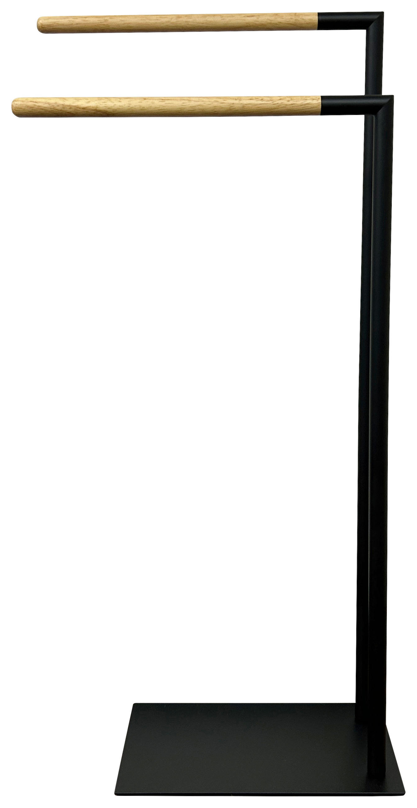POCOline Handtuchhalter Nordic schwarz Metall B/H/L: ca. 20x80x38 cm