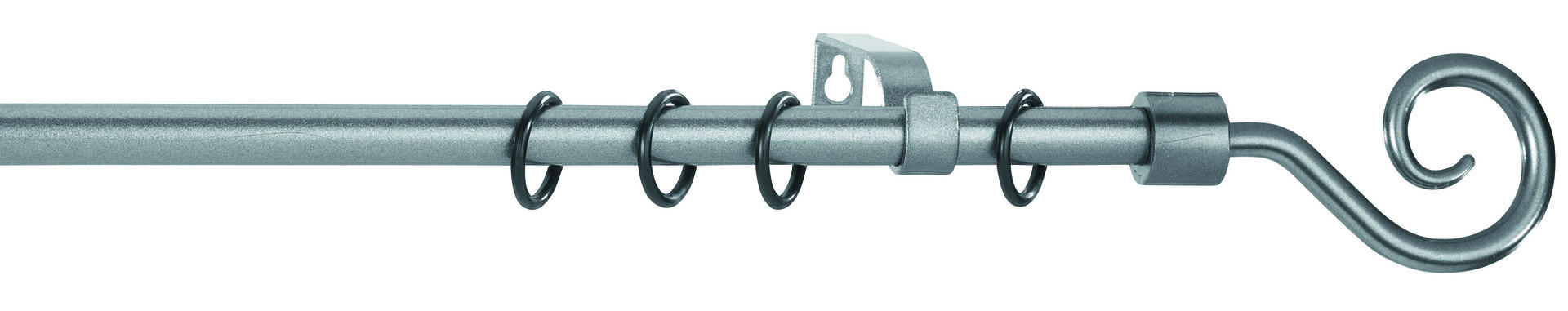 POCOline Stilgarnituren Kringel anthrazit Metall D: ca. 1,6 cm ausziehbar von ca. 130 bis 240 cm 1.0 Läufe