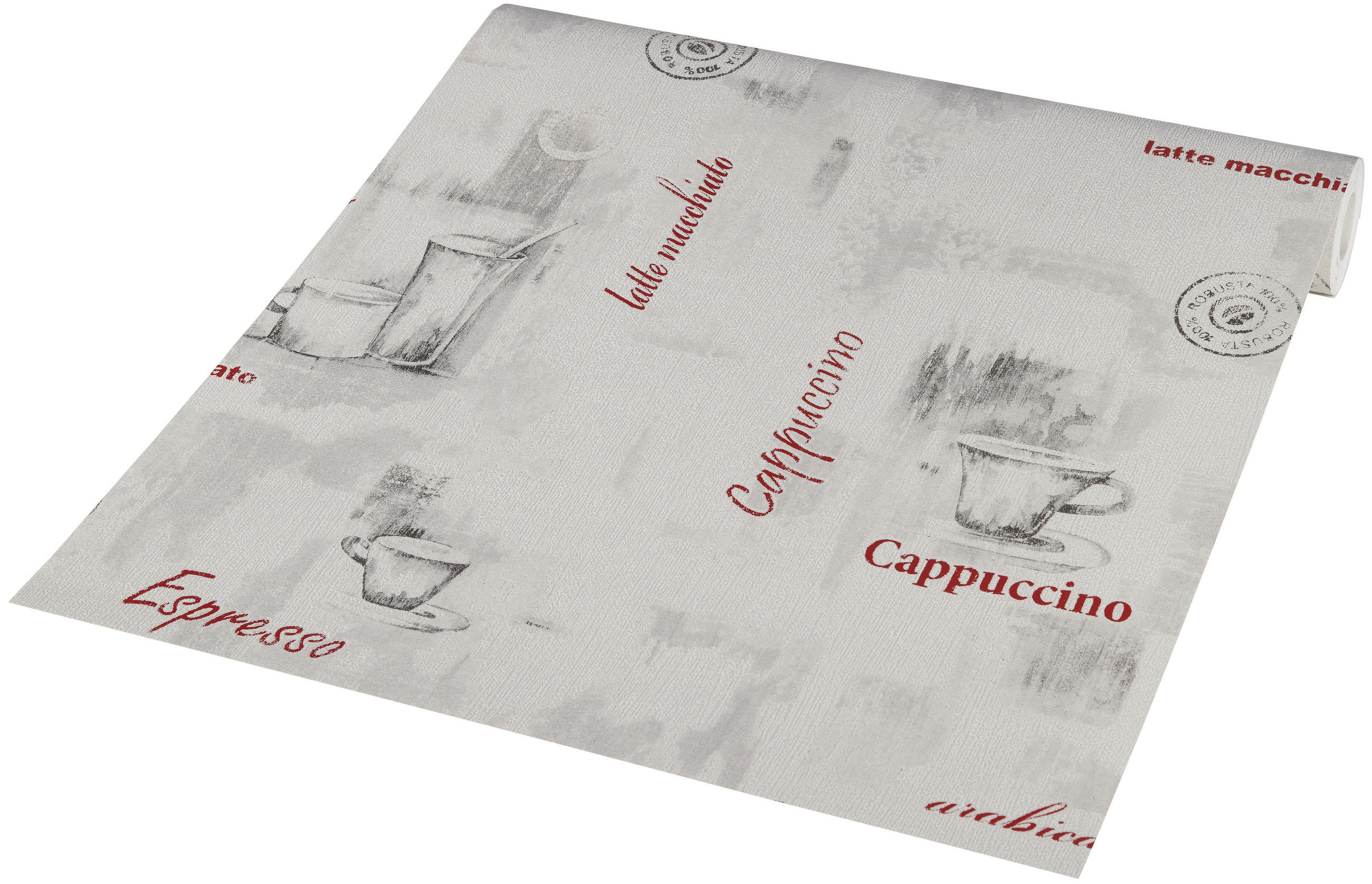 Vliestapete Kaffee grau B/L: ca. 53x1005 cm