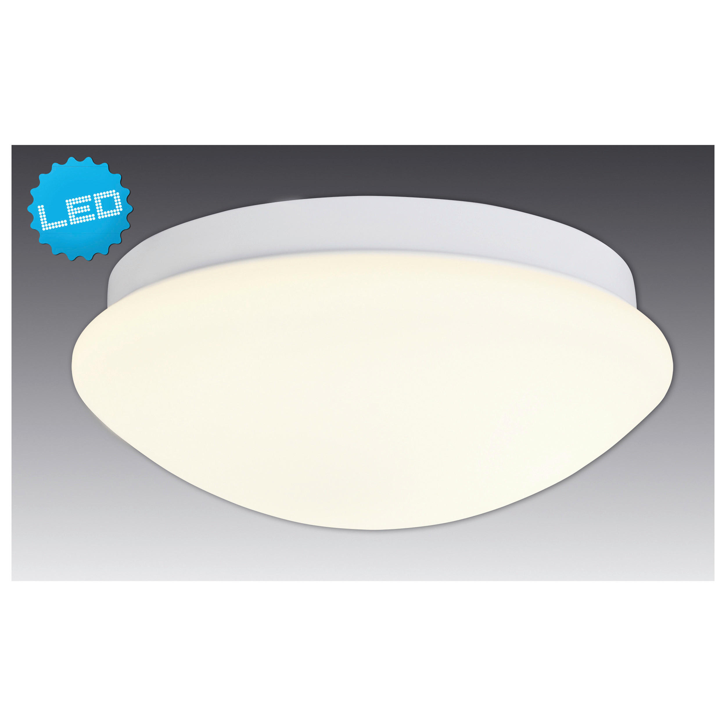 Thumbnail - Näve Leuchten Deckenleuchte 1206523 weiß Metall Kunststoff B/H/T: ca. 30x10,5x30 cm null 1 Brennstellen