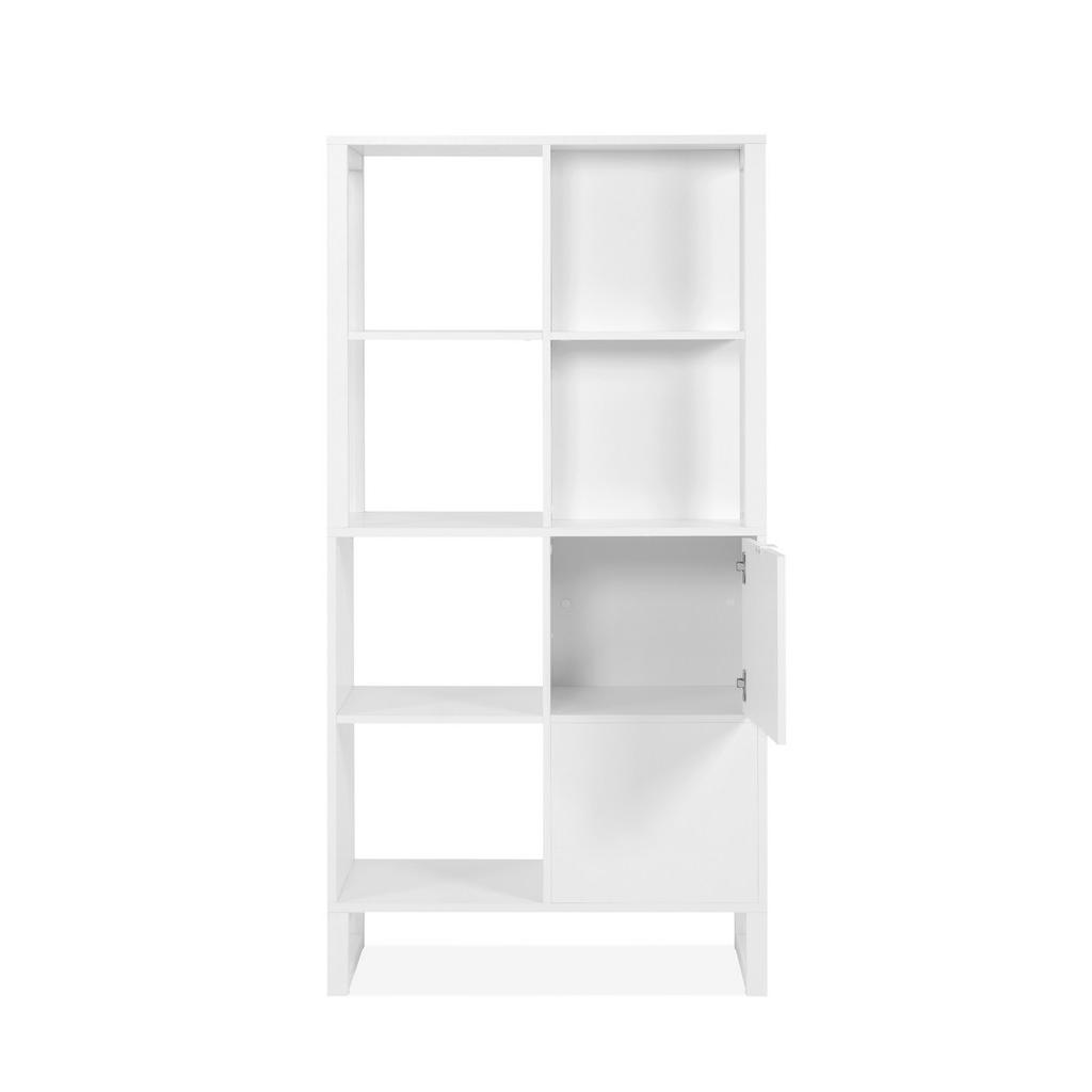 Thumbnail - Regal Sumatra weiß Nachbildung B/H/T: ca. 83,5x165x40 cm