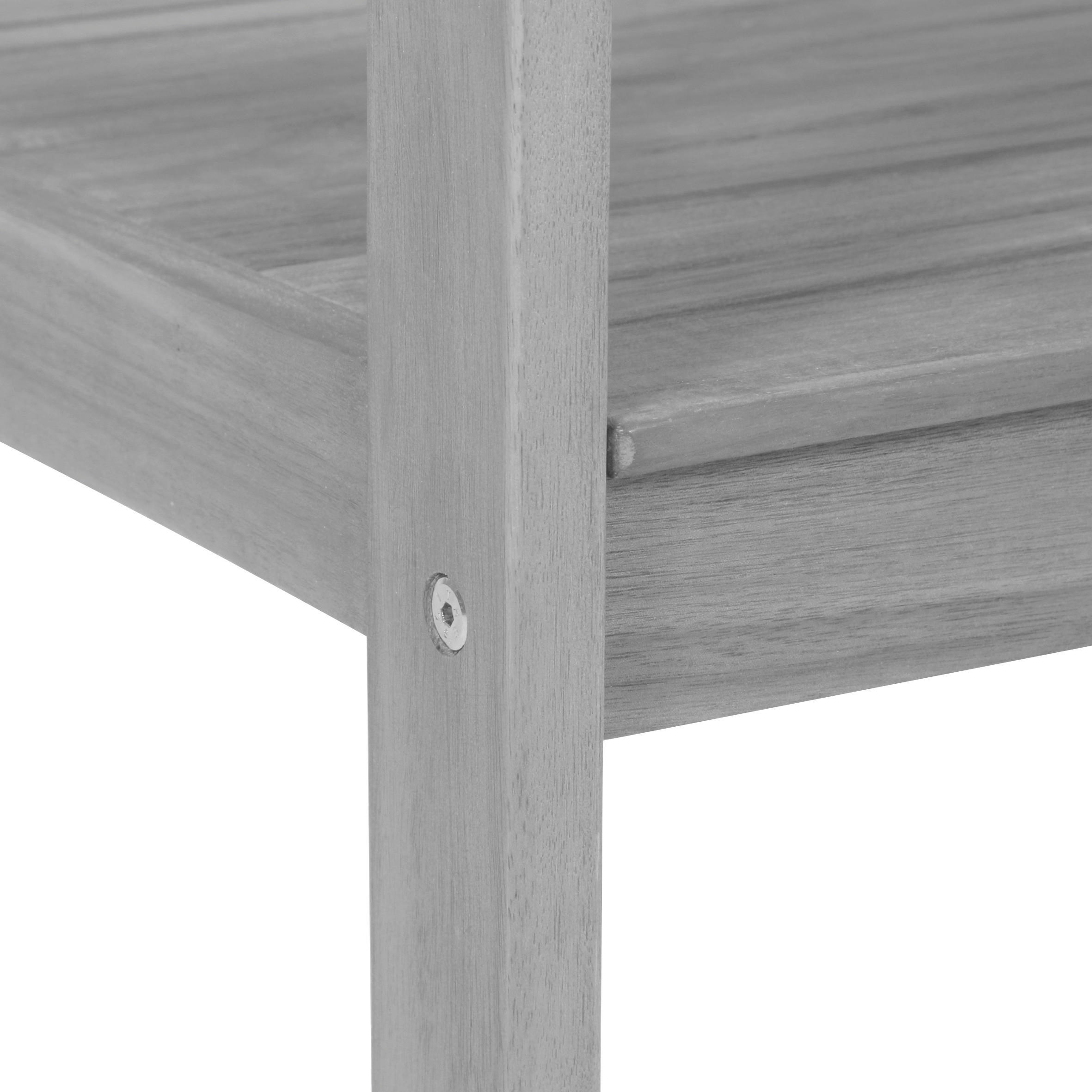 Thumbnail - Greemotion Gartenbank Maui grau Akazie B/H/L: ca. 115x14x59 cm