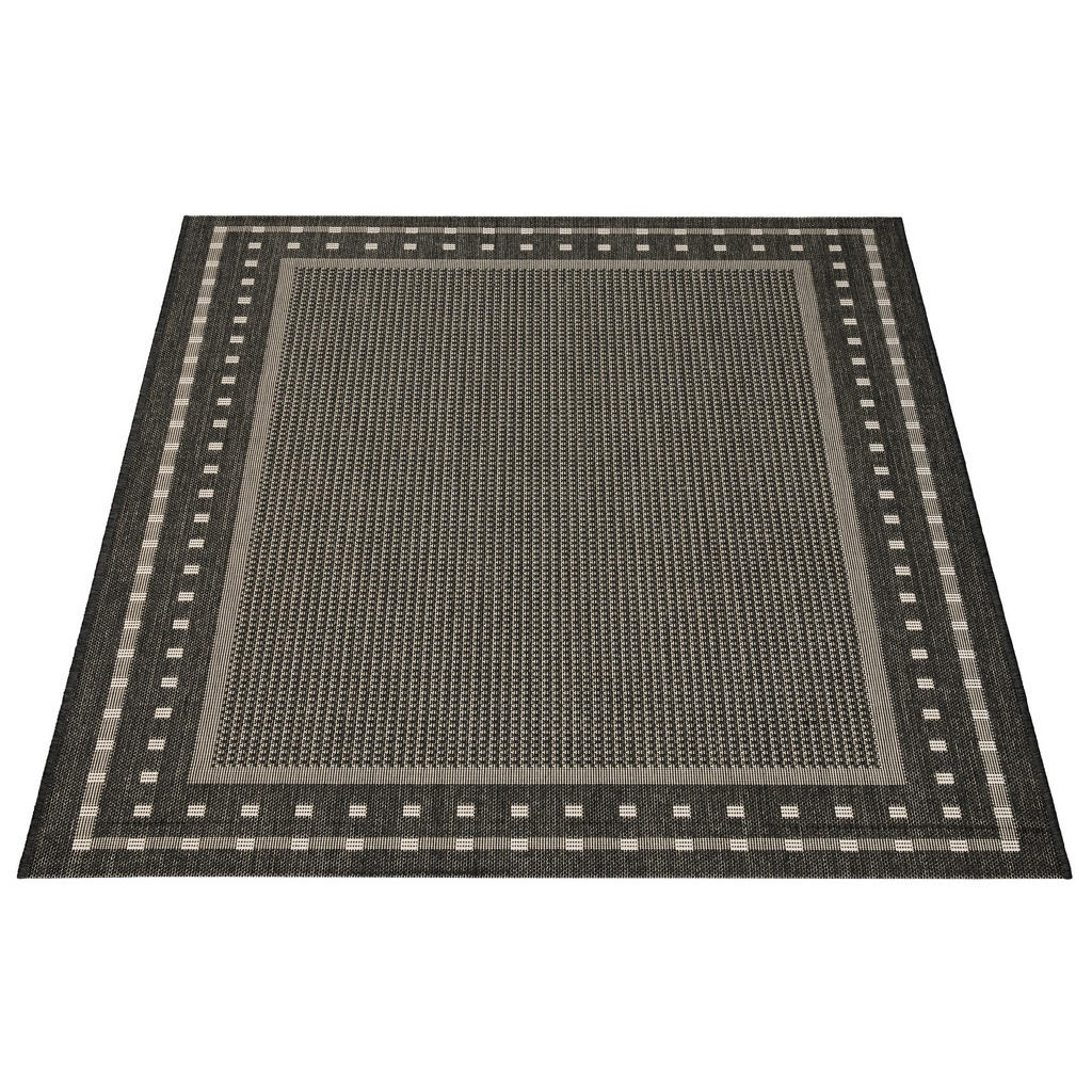 Thumbnail - In-/Outdoor-Teppich Ambiente schwarz B/L: ca. 160x230 cm