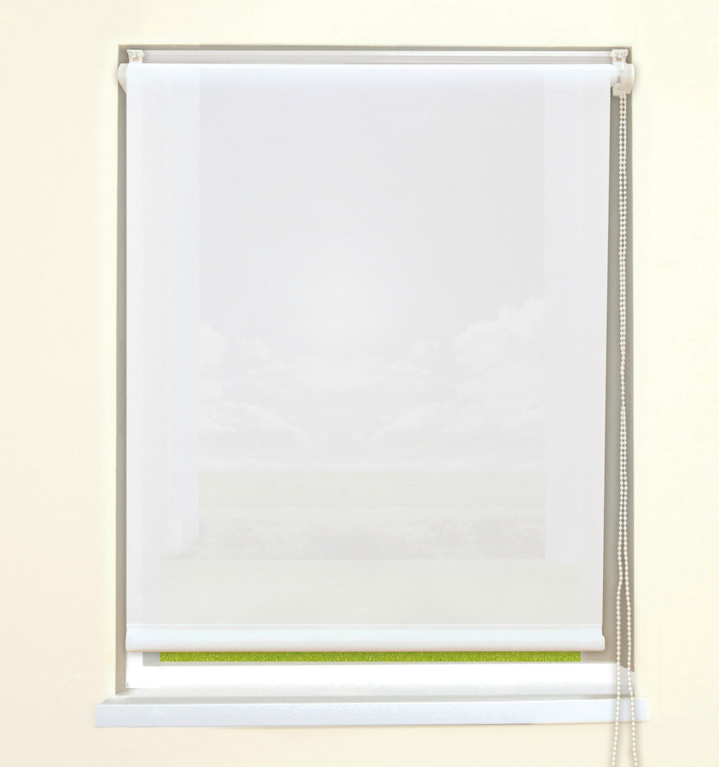 Sensation Klebe-/Klemmrollo weiß B/L: ca. 90x150 cm