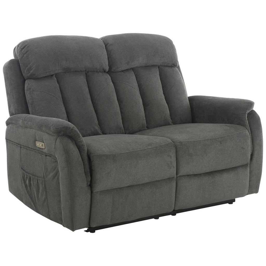 Thumbnail - Sofa FM3216-2P grau Microfaser B/H/T: ca. 142x100x95 cm