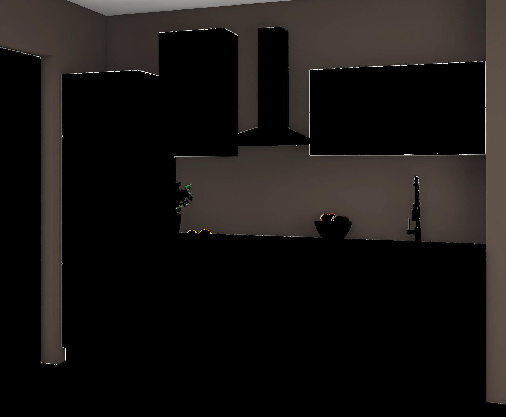 Thumbnail - Küchenblock Move weiß matt B/H/T: ca. 280x230x60 cm