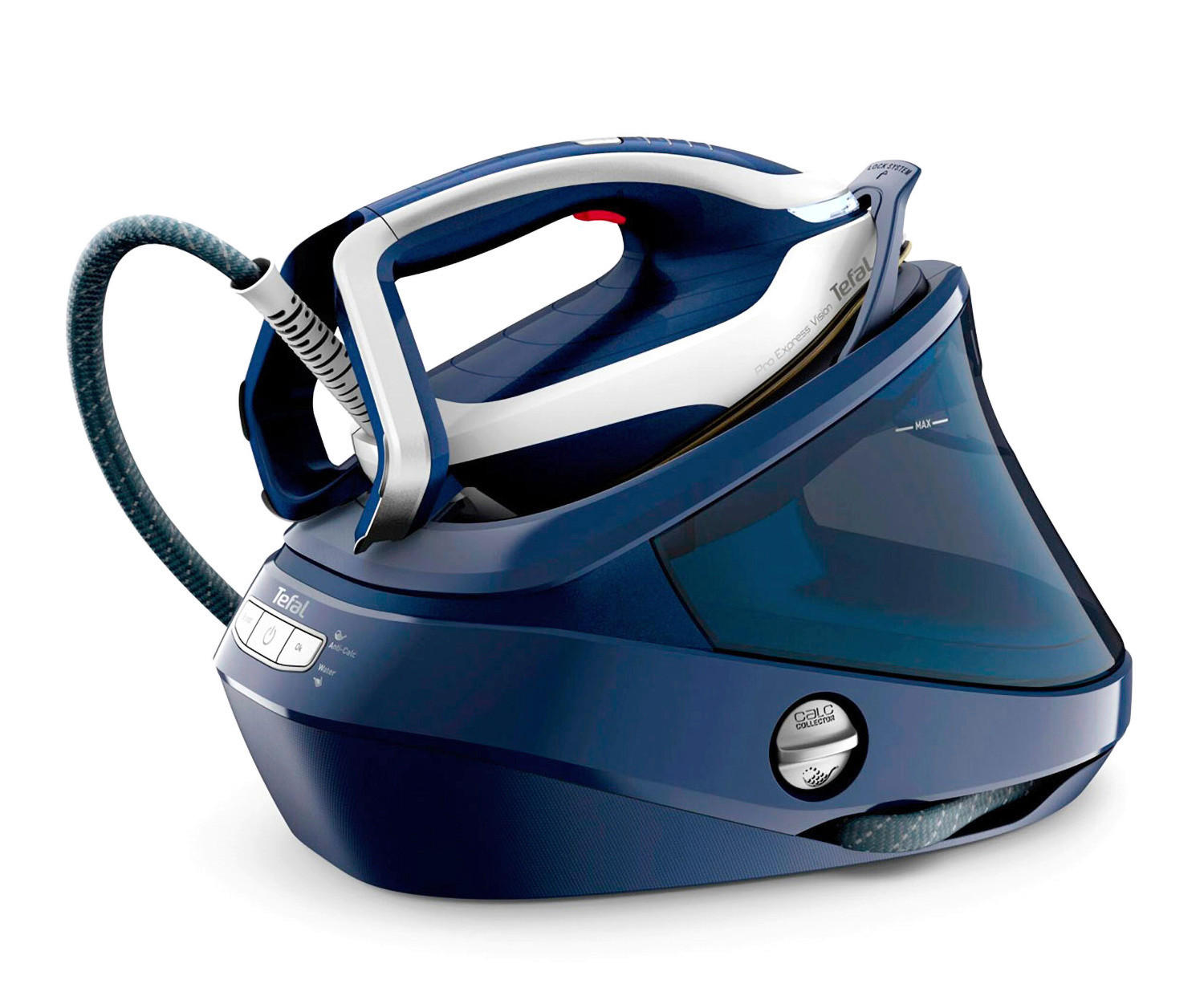 Tefal Dampfbügelstation blau weiß