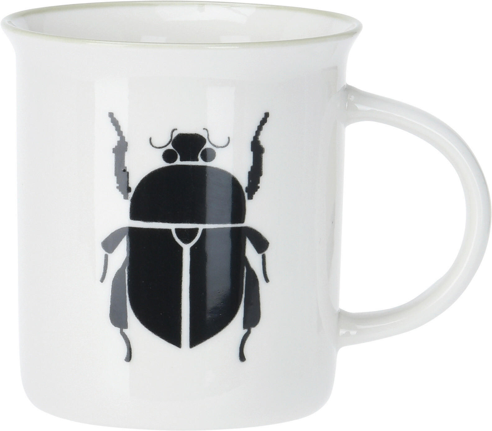 Thumbnail - Kaffeebecher weiß Porzellan 3 tlg.