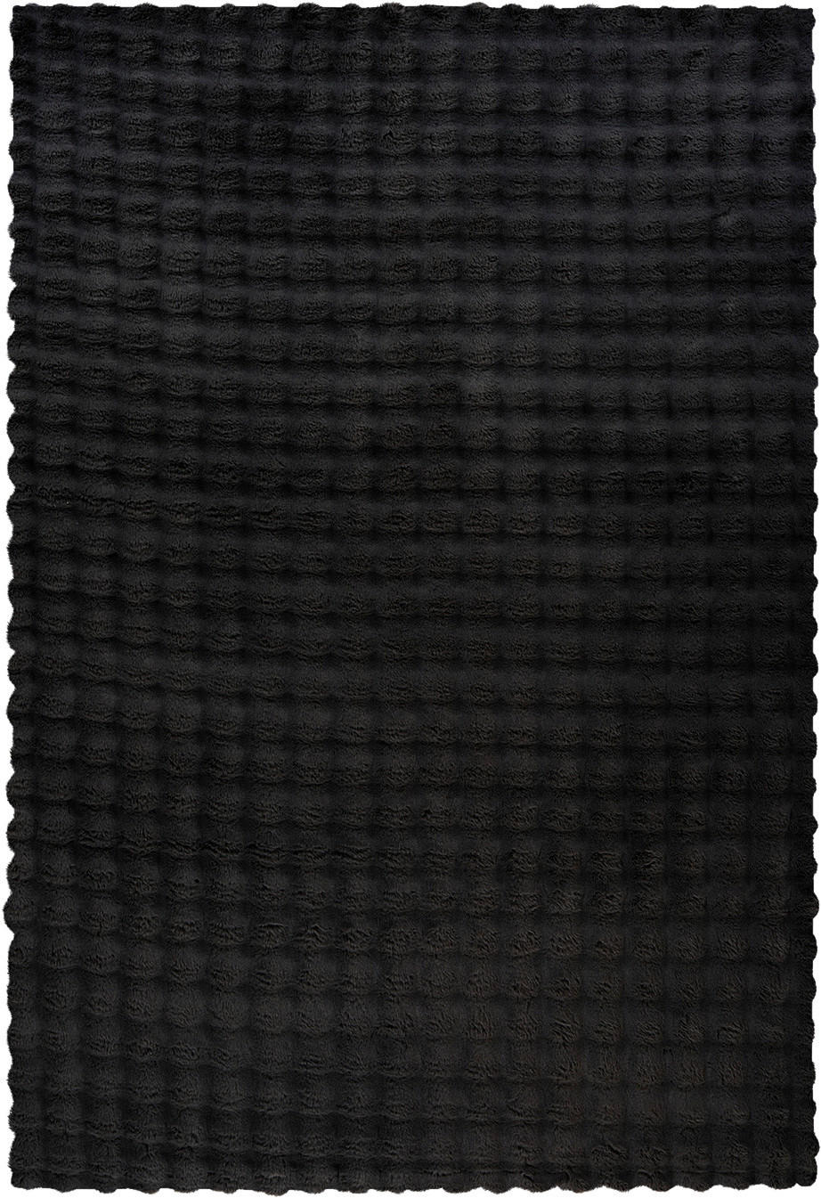 Padiro Hochflorteppich Hailey 125 schwarz B/H/L: ca. 160x3x230 cm
