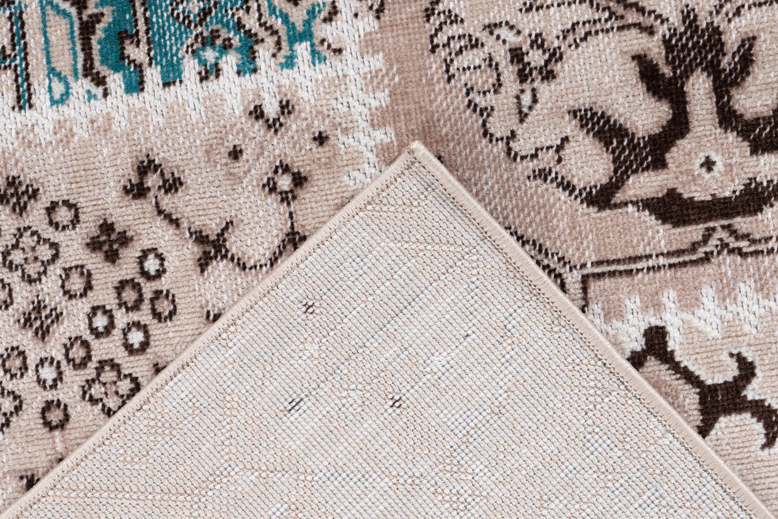 Thumbnail - 360Living Teppich Ariya taupe B/L: ca. 160x230 cm