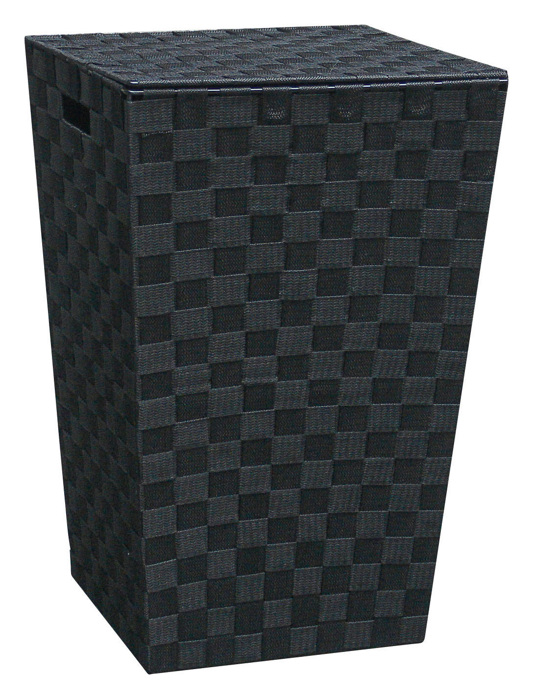 POCOline Wäschekorb schwarz Nylon B/H/L: ca. 31,5x52x33 cm