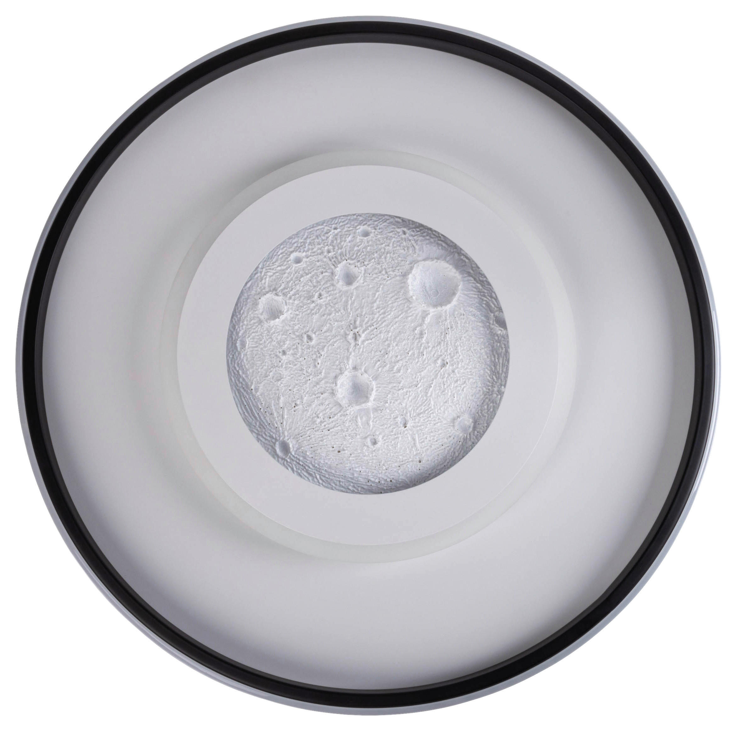 Näve Leuchten Deckenleuchte weiß Metall Kunststoff B/H/T: ca. 50x6x50 cm null 3 Brennstellen