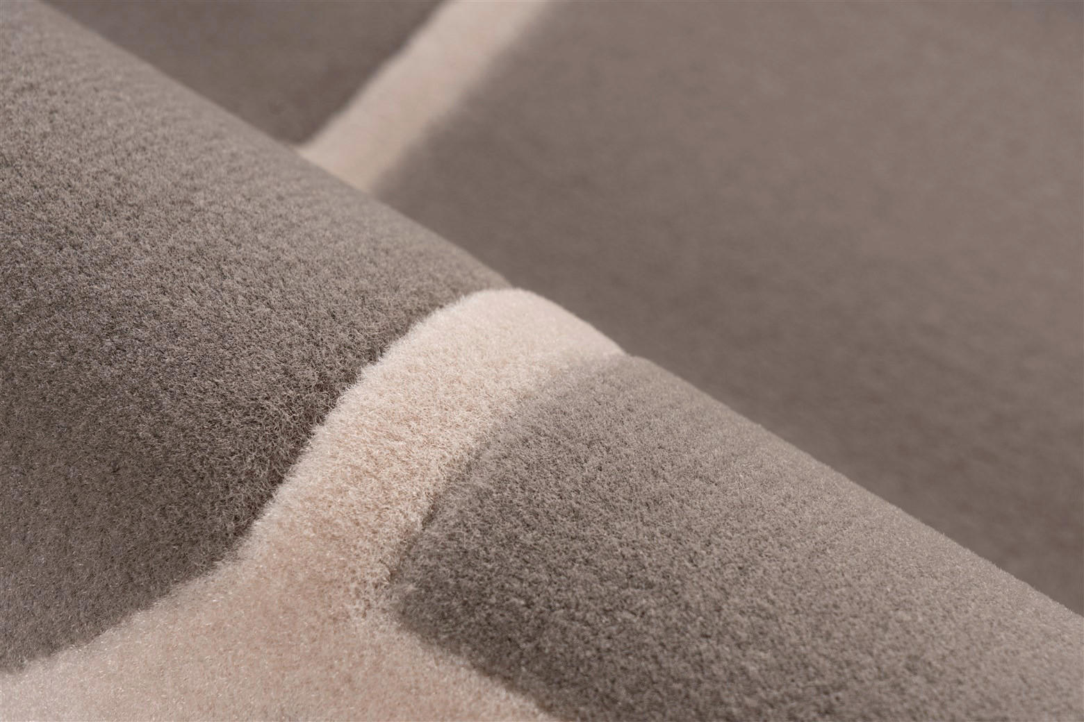 Thumbnail - Kayoom Kurzflorteppich Lina 125 taupe B/L: ca. 80x300 cm