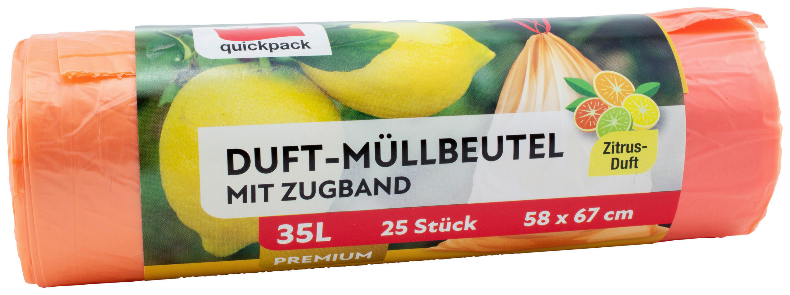 Quickpack Müllbeutel B/L: ca. 58x67 cm