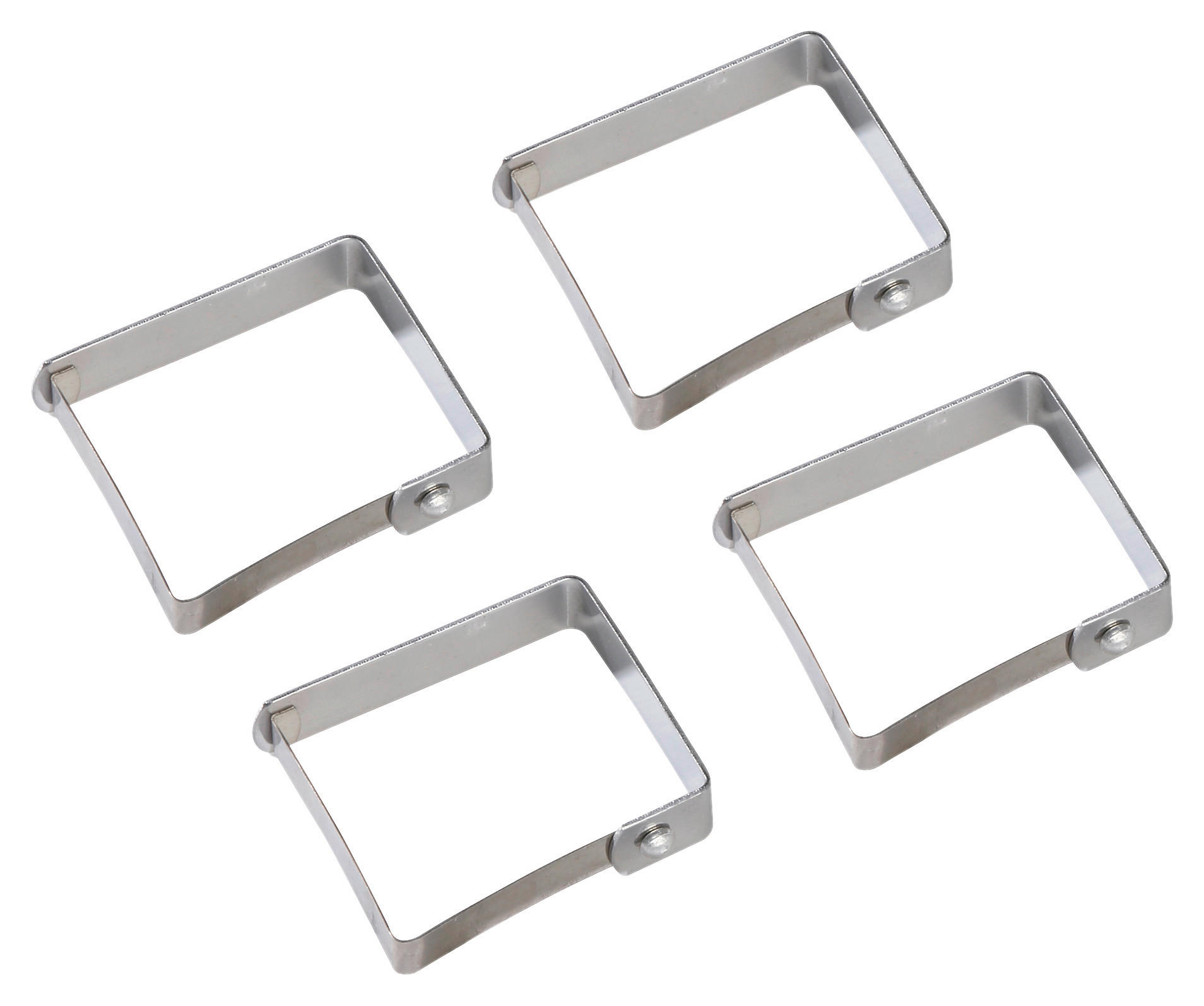 Tischtuschklammer silber Edelstahl