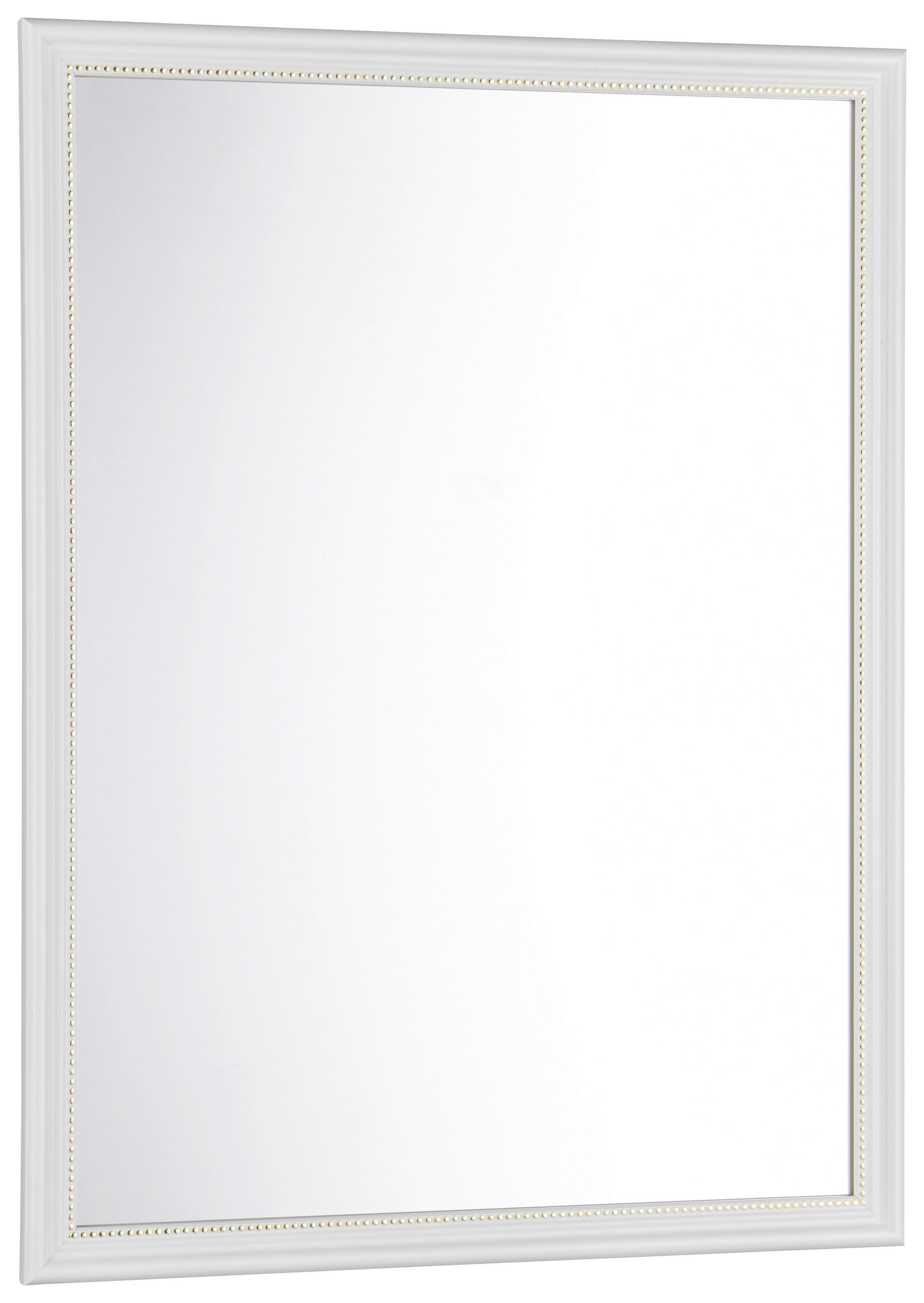 Mirrors&More Rahmenspiegel ELENOR weiß gold Optik B/H/T: ca. 34x45x1,5 cm