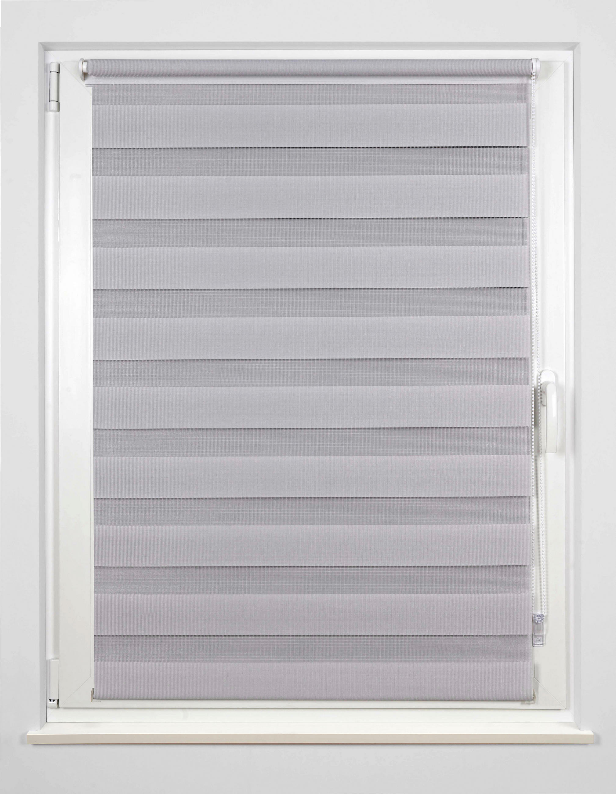 Doppelrollo Just grau B/L: ca. 90x160 cm