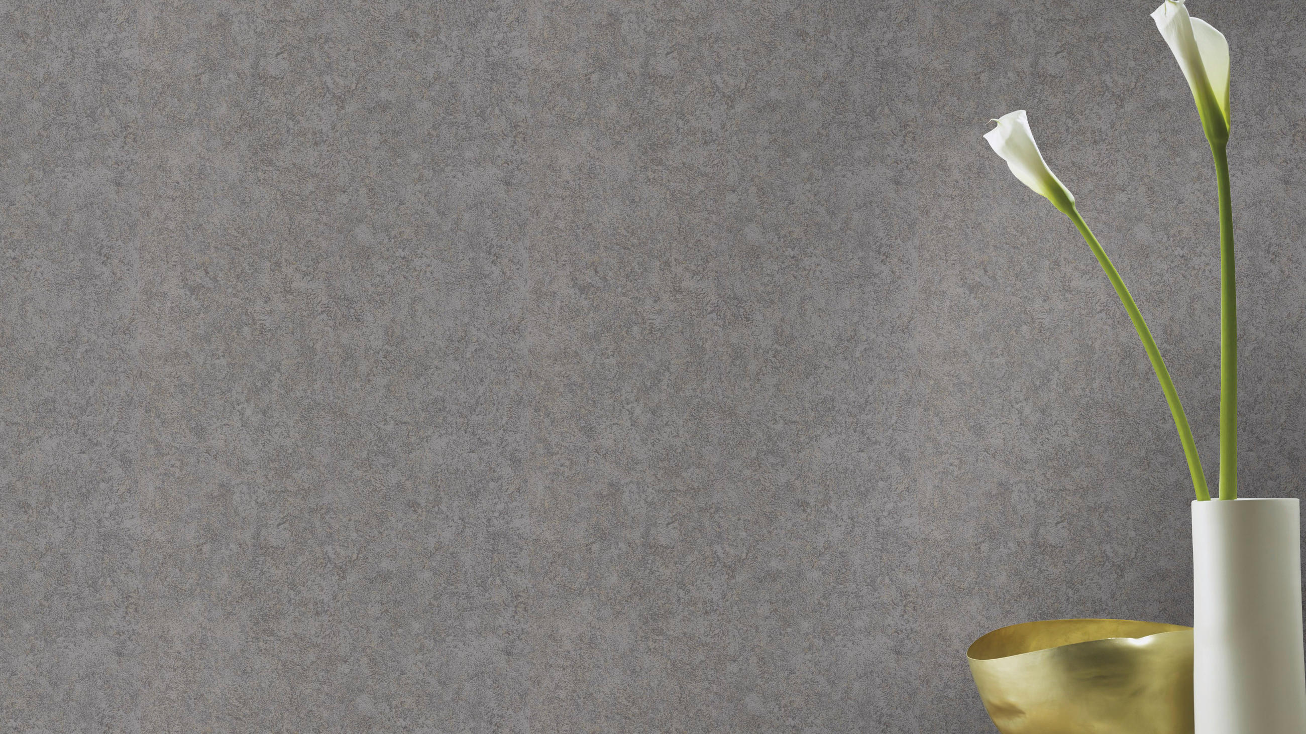 Thumbnail - Vliestapete Struktur anthrazit gold B/L: ca. 53x1005 cm