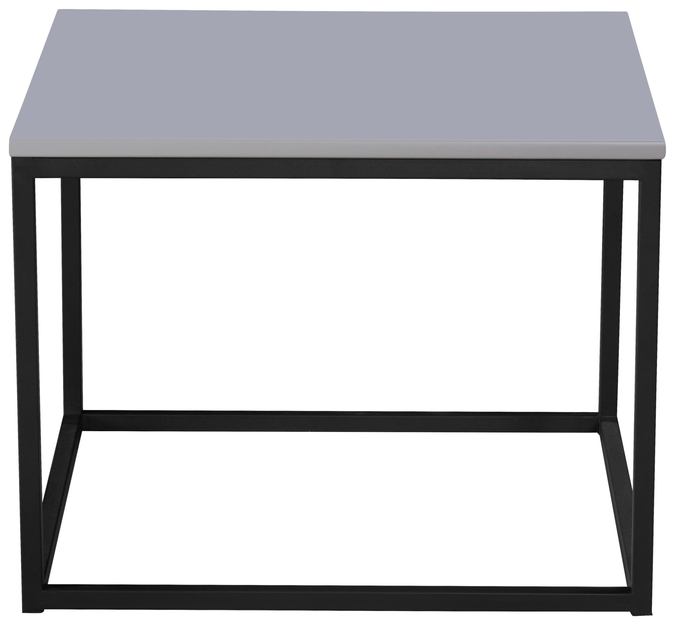 Couchtisch Samy 2 grau MDF B/H/T: ca. 60x46x60 cm