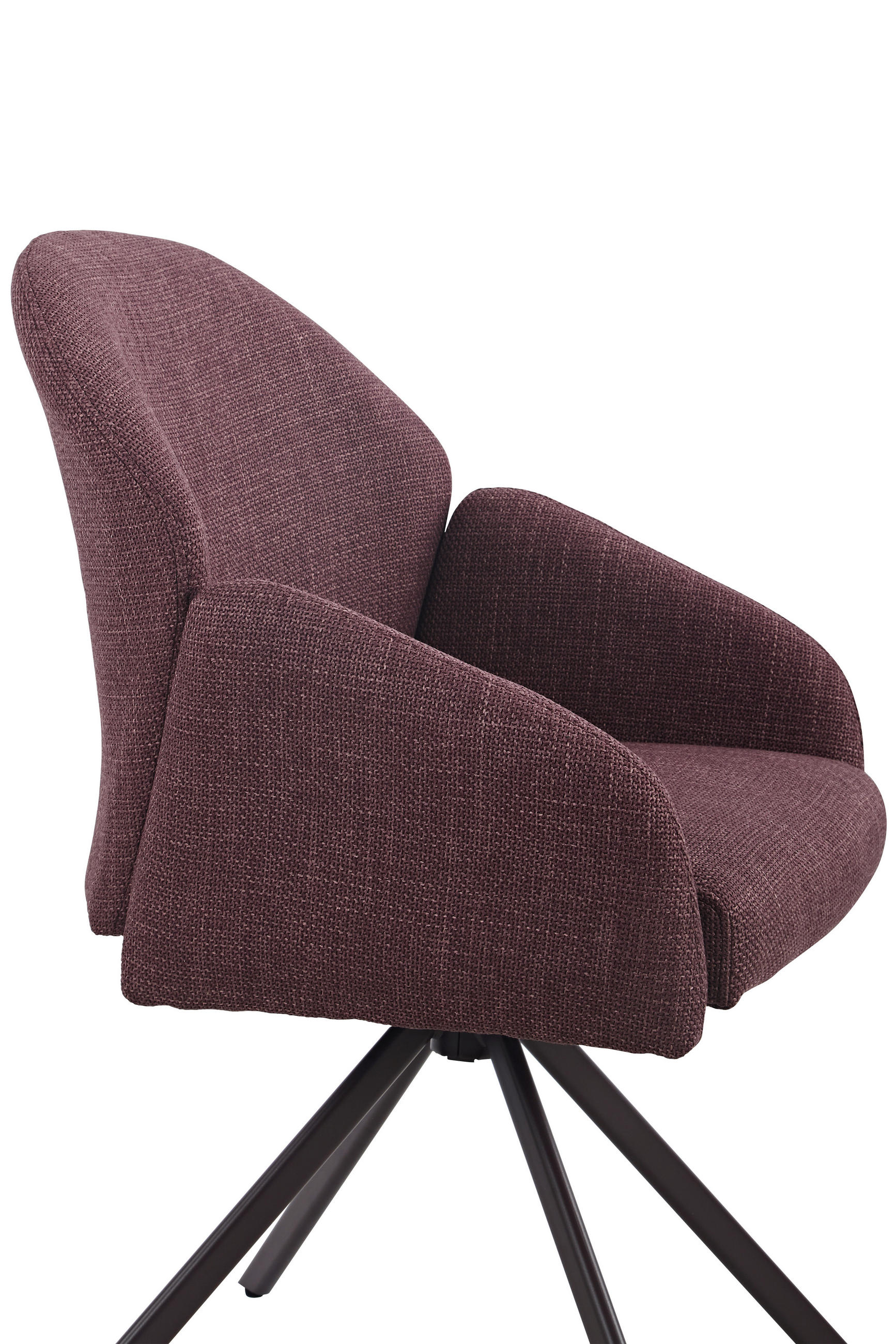 Thumbnail - Drehstuhl Holly beere Microfaser Webstoff B/H/T: ca. 57x84x61 cm