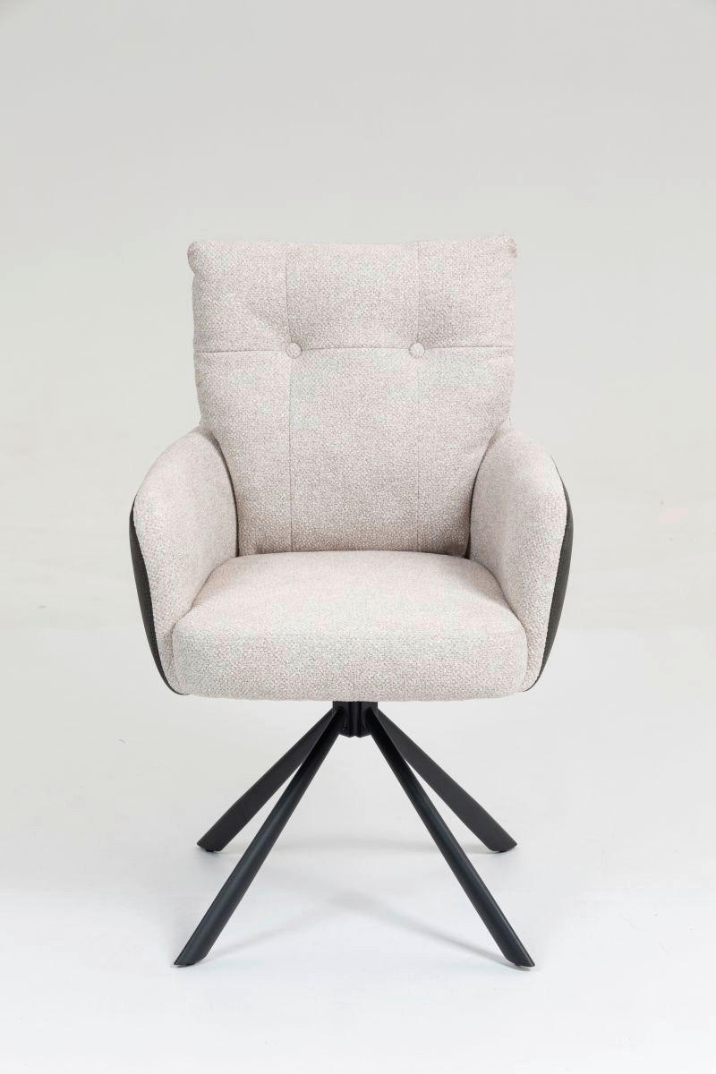 Thumbnail - Drehstuhl Lecce beige Microfaser