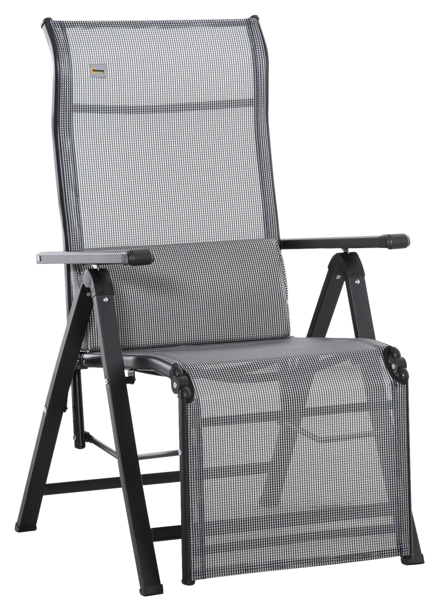 Outsunny Sonnenliege grau Mesh B/H/L: ca. 65x111x70 cm