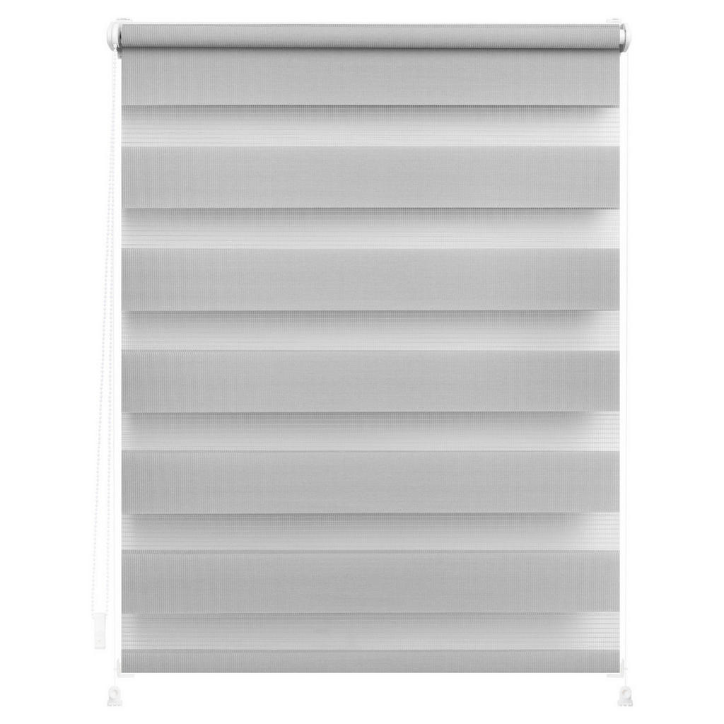 Thumbnail - LICHTBLICK Doppelrollo Duo grau B/L: ca. 45x150 cm