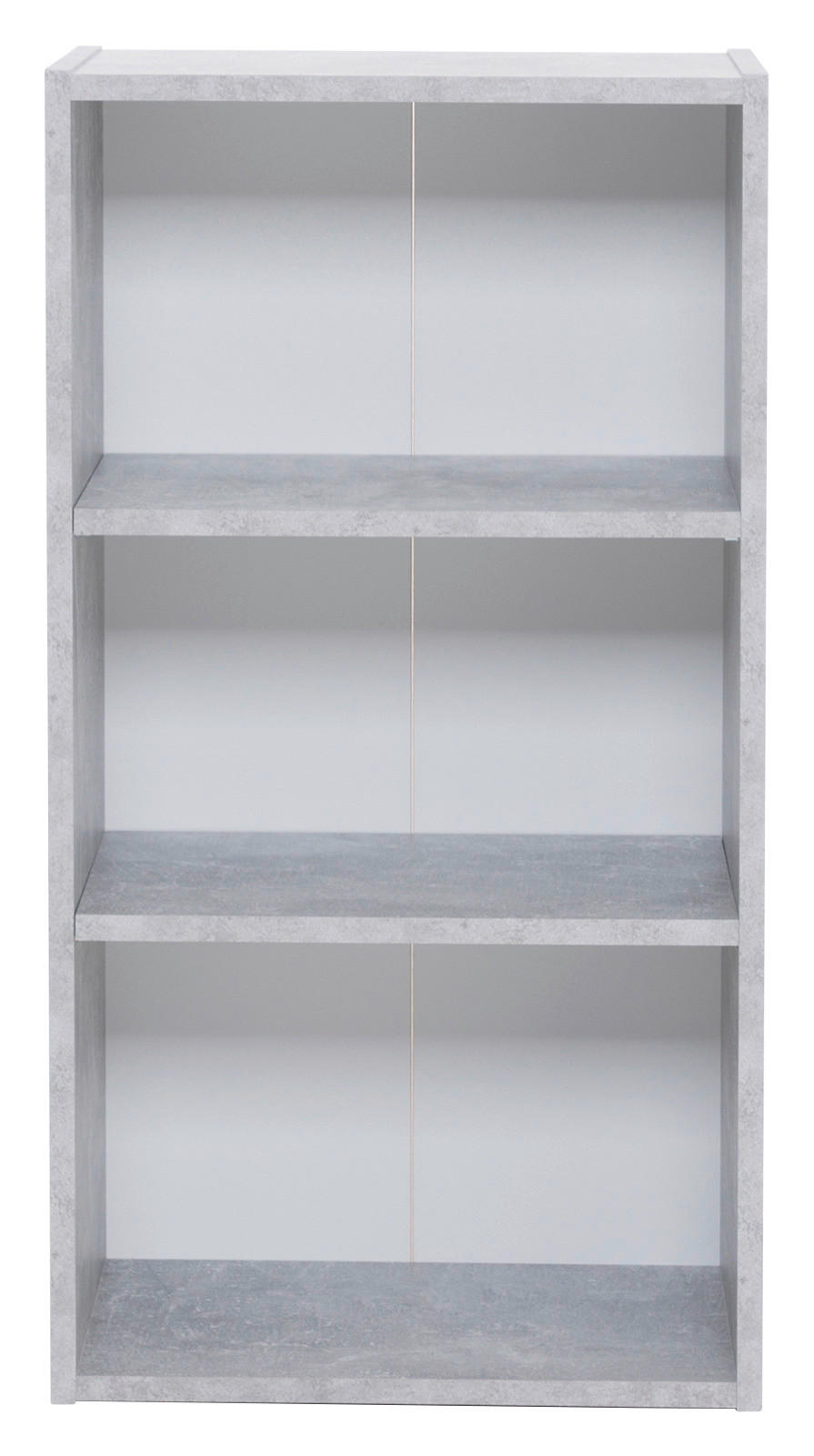 Thumbnail - Regal Step 2 Beton Optik weiß B/H/T: ca. 41,5x78,5x25 cm