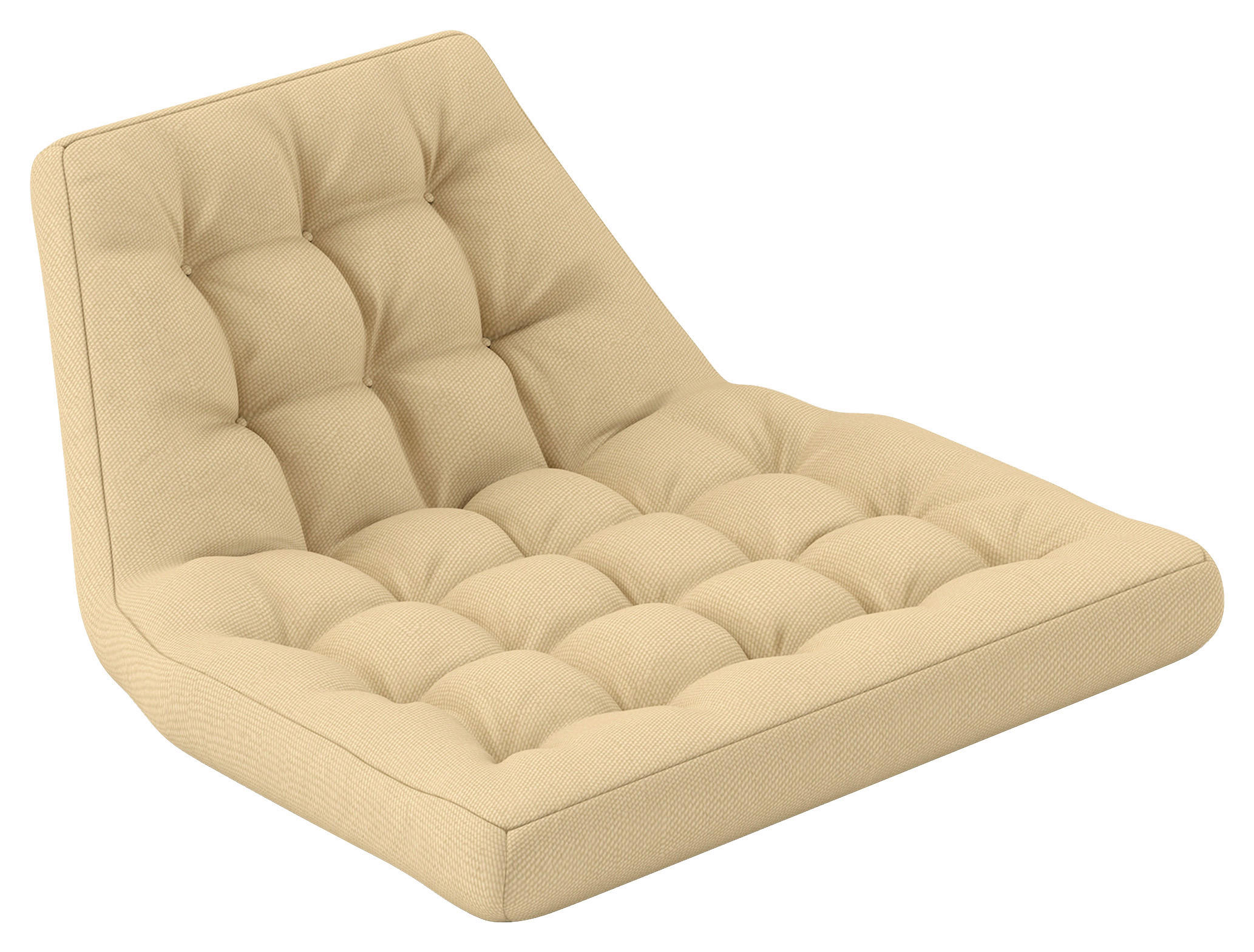 Outsunny Sitzkissen beige Schaumstoff B/H/L: ca. 100x8x120 cm